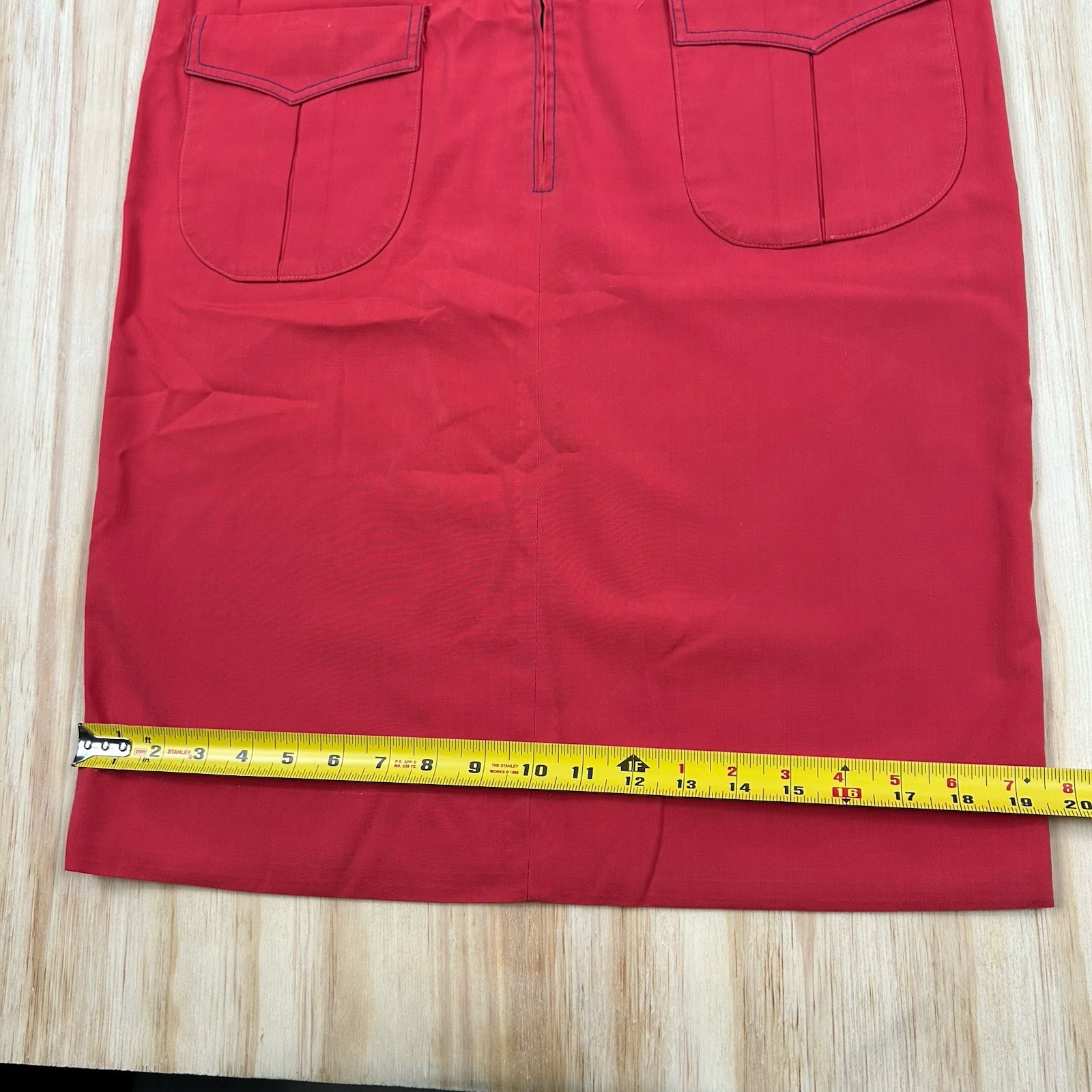 VINTAGE 60s Mod Red Solid Sheath Dress Gogo Route One FIT 6 1960s