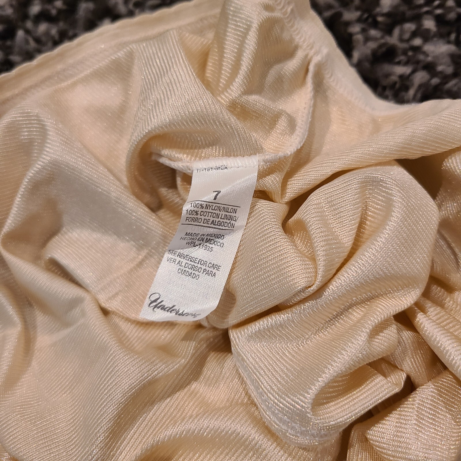 Vintage J C Penney Underscore 100% Antron lll Nylon Brief Panties Sz 6-10