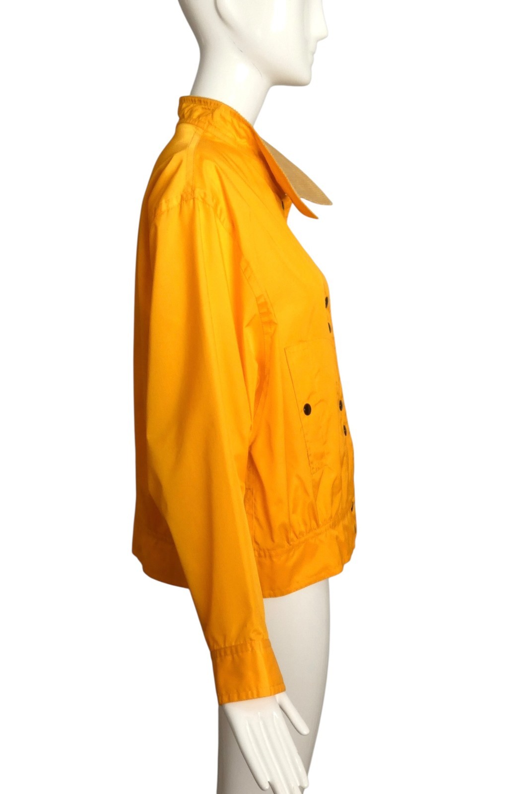 PIERRE CARDIN- 1998 Yelllow Rip Stop Jacket, Size 8
