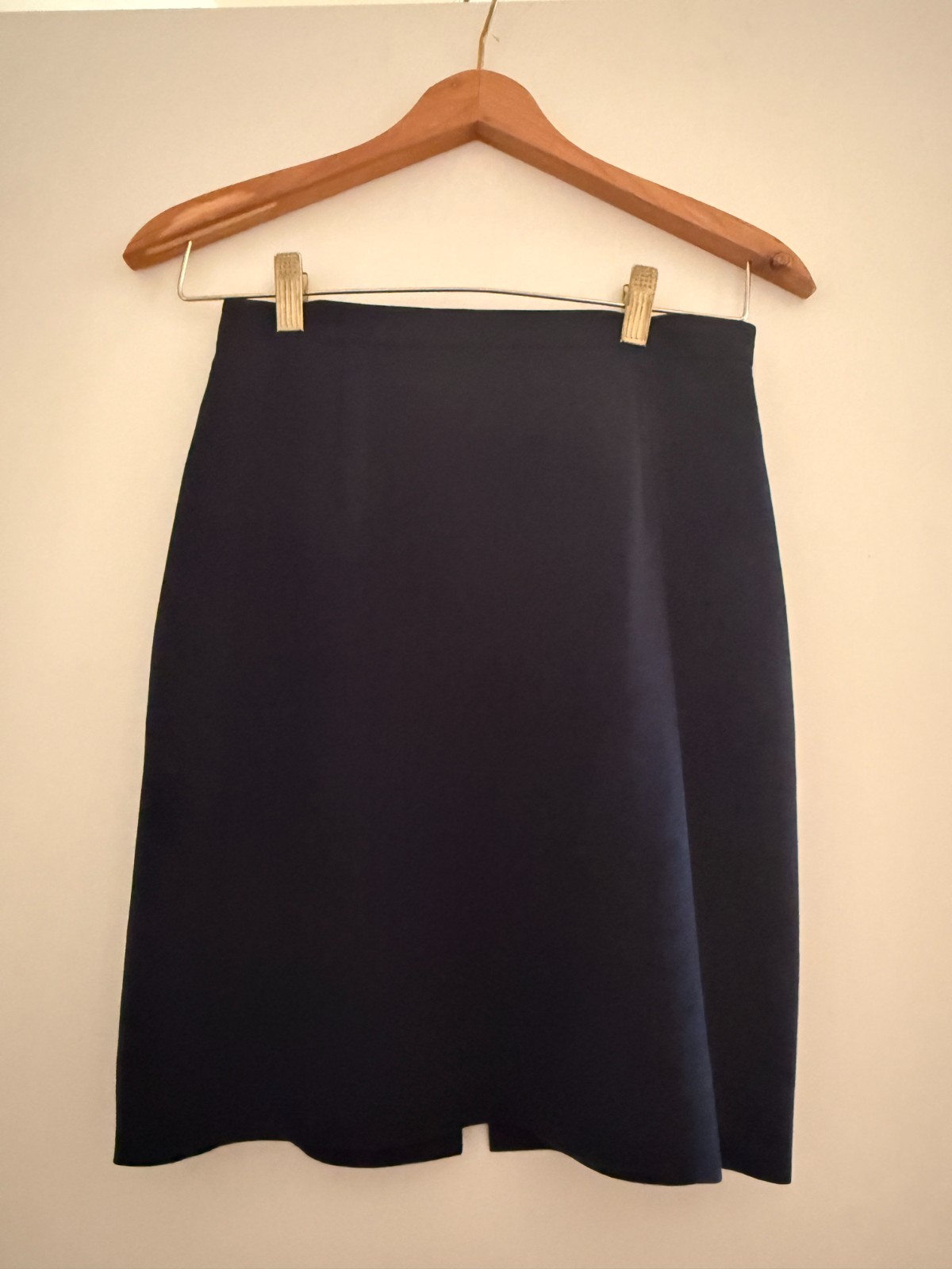 Christian Dior Boutique Vintage Navy Skirt Suit Size 4 Removable Collar & Cuffs