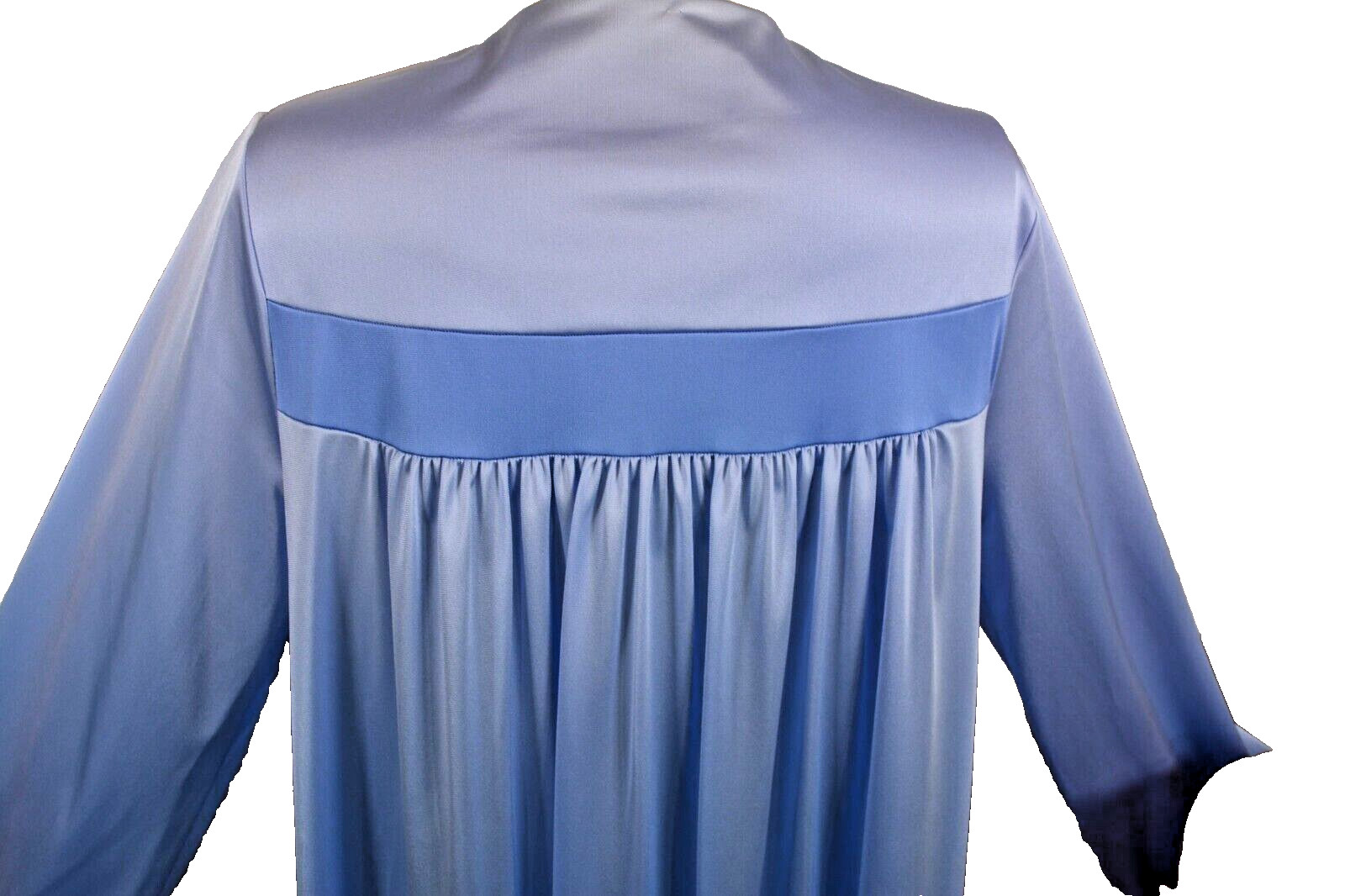SHADOWLINE Robe or House Coat, Blue, Button & Zip Front, NOS With Tags VTG 70&rsquo;s