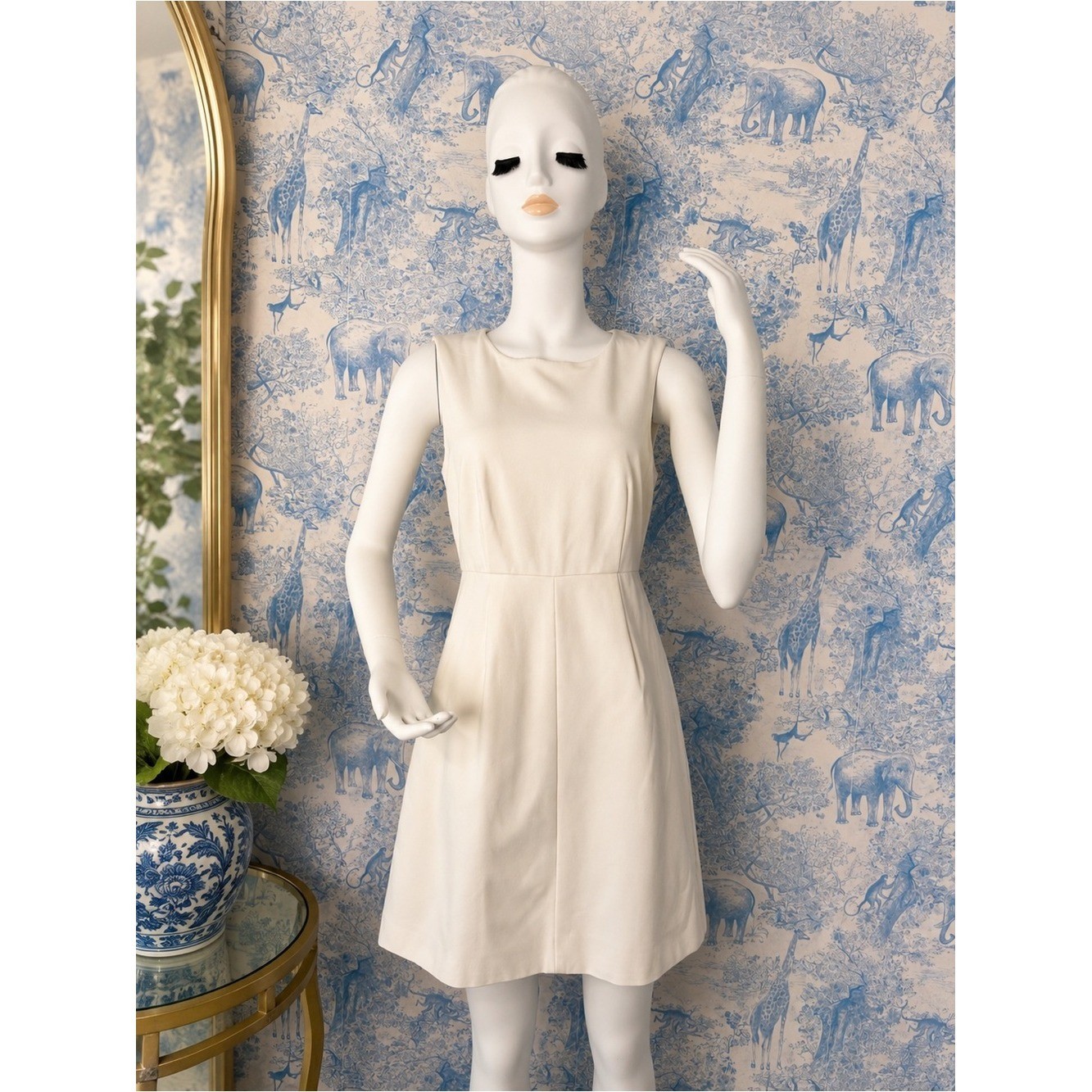 Vintage Diane Von Furstenberg Sleeveless Sheath Dress 4