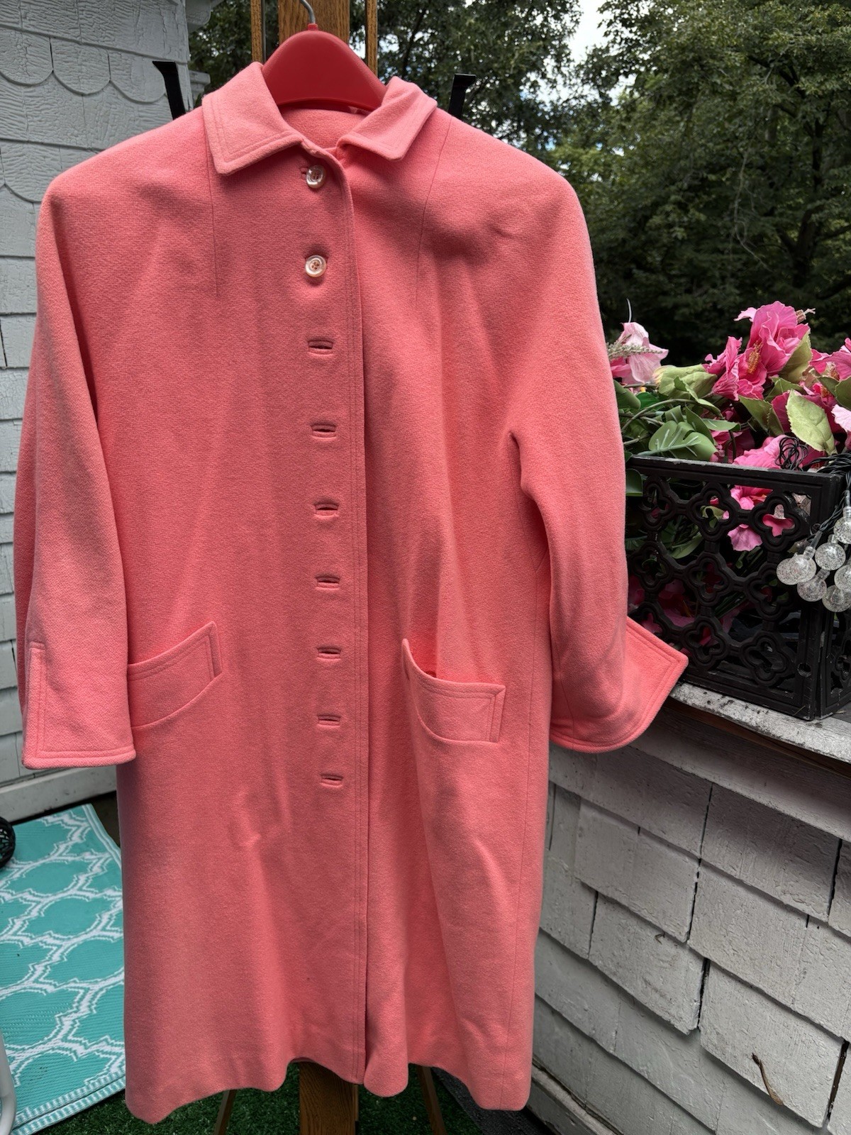 1960s Vintage Coral Coat