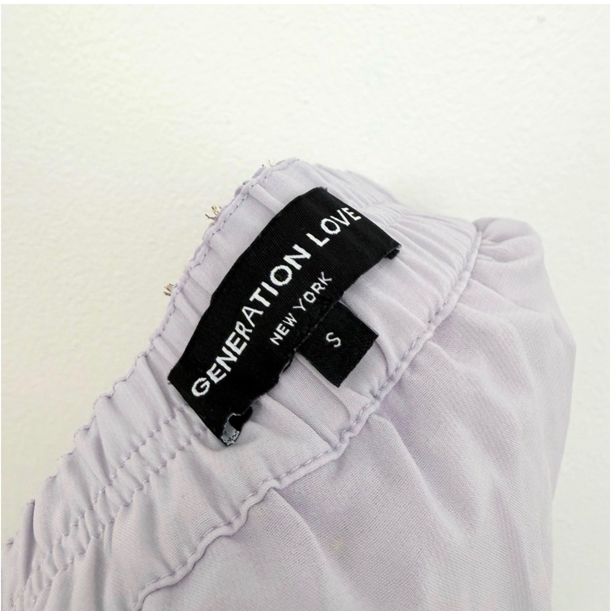 Generation Love Audrina LilacSwiss Dot Ruffle Mini SkirtMetallic Size S