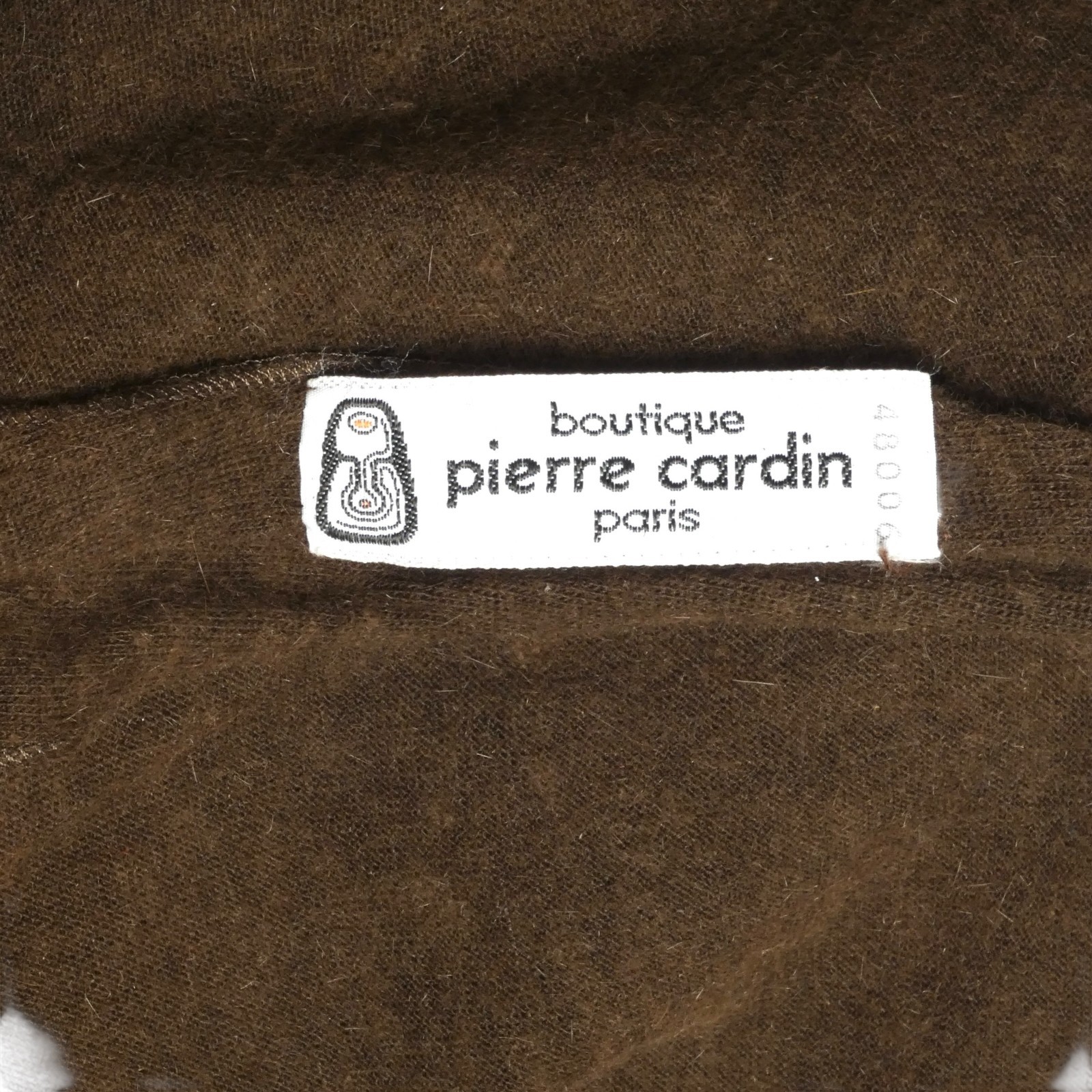 PIERRE CARDIN HAUTE COUTURE – 1989 Brown Wool Knit Dress, Size-4
