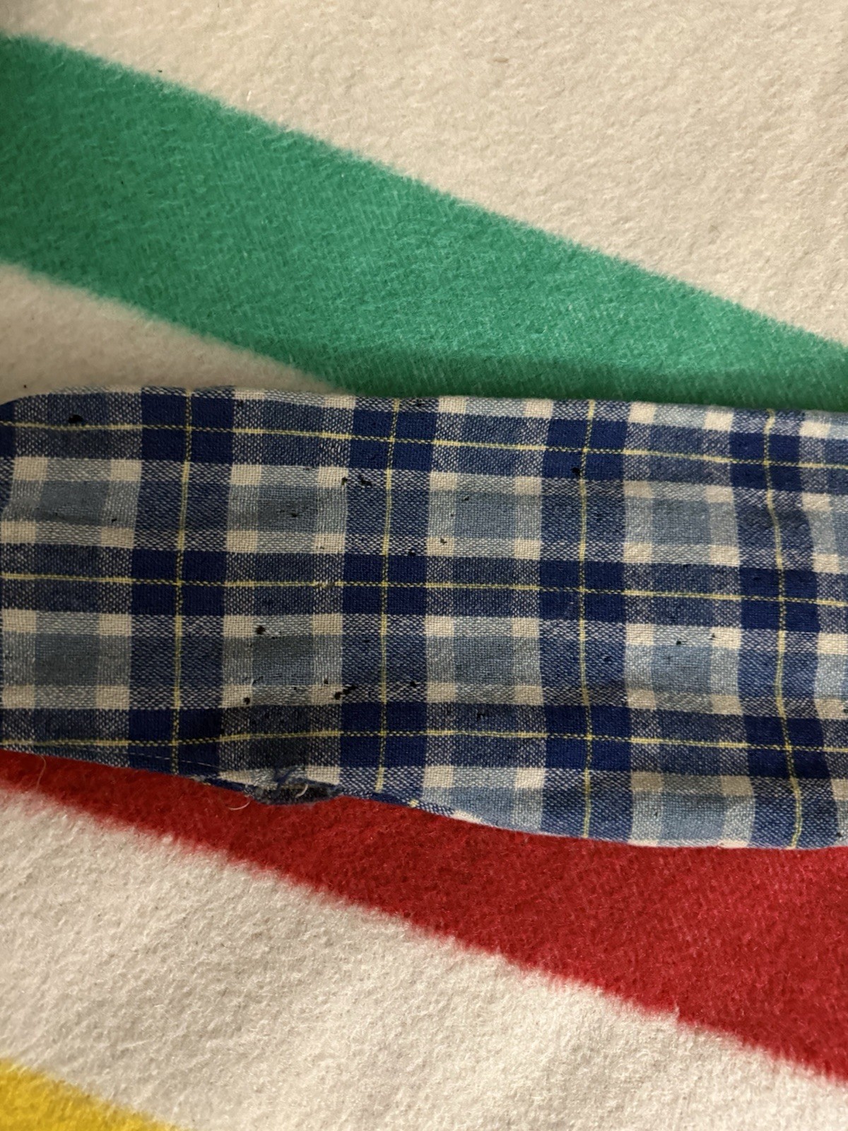Vintage 30s 1930s 40s Pendleton Flannel Wool Distressed Thrashed Extra Small XS