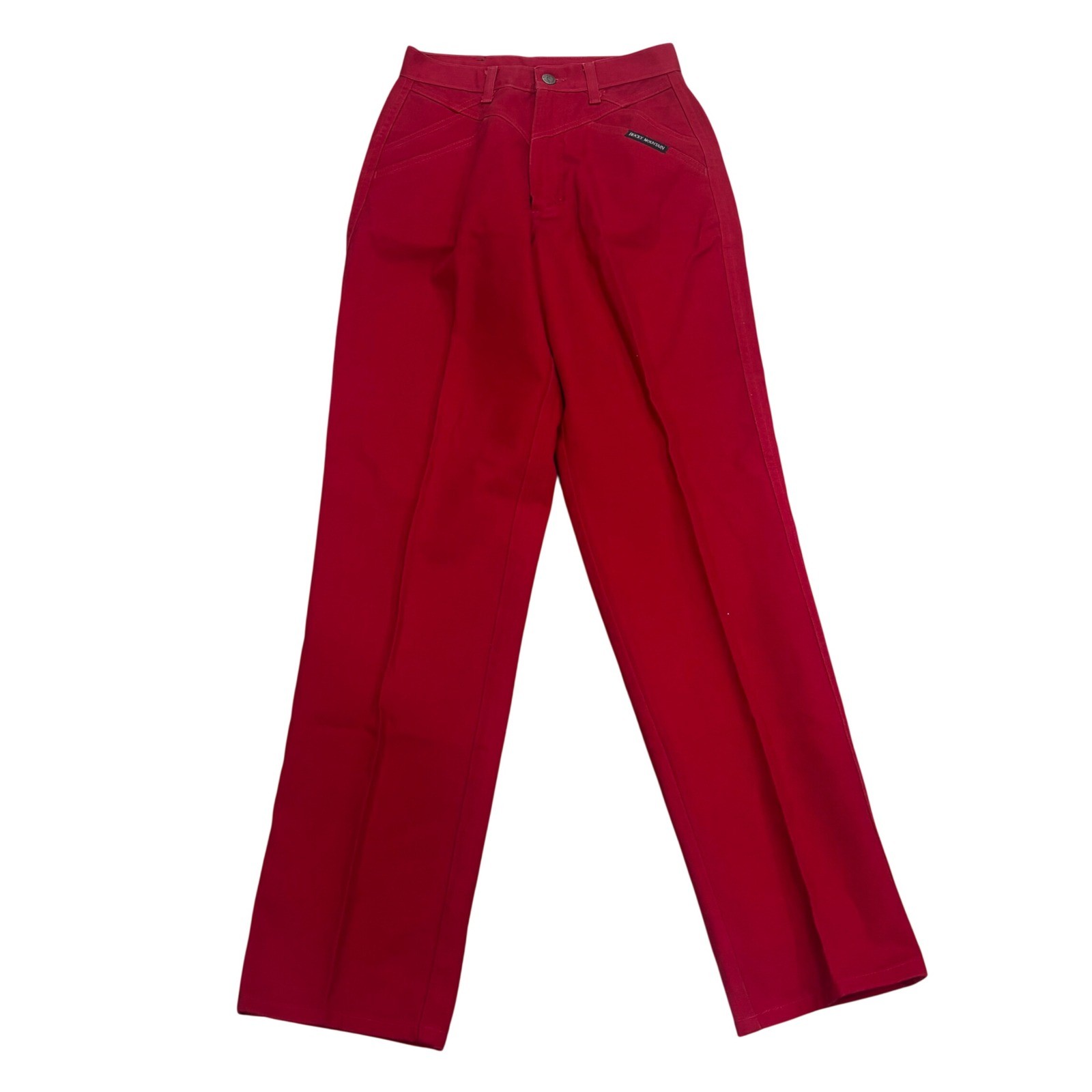 Rocky Mountain Clothing Co Vintage Red High Waist Western Pants 28/7 Inseam 33