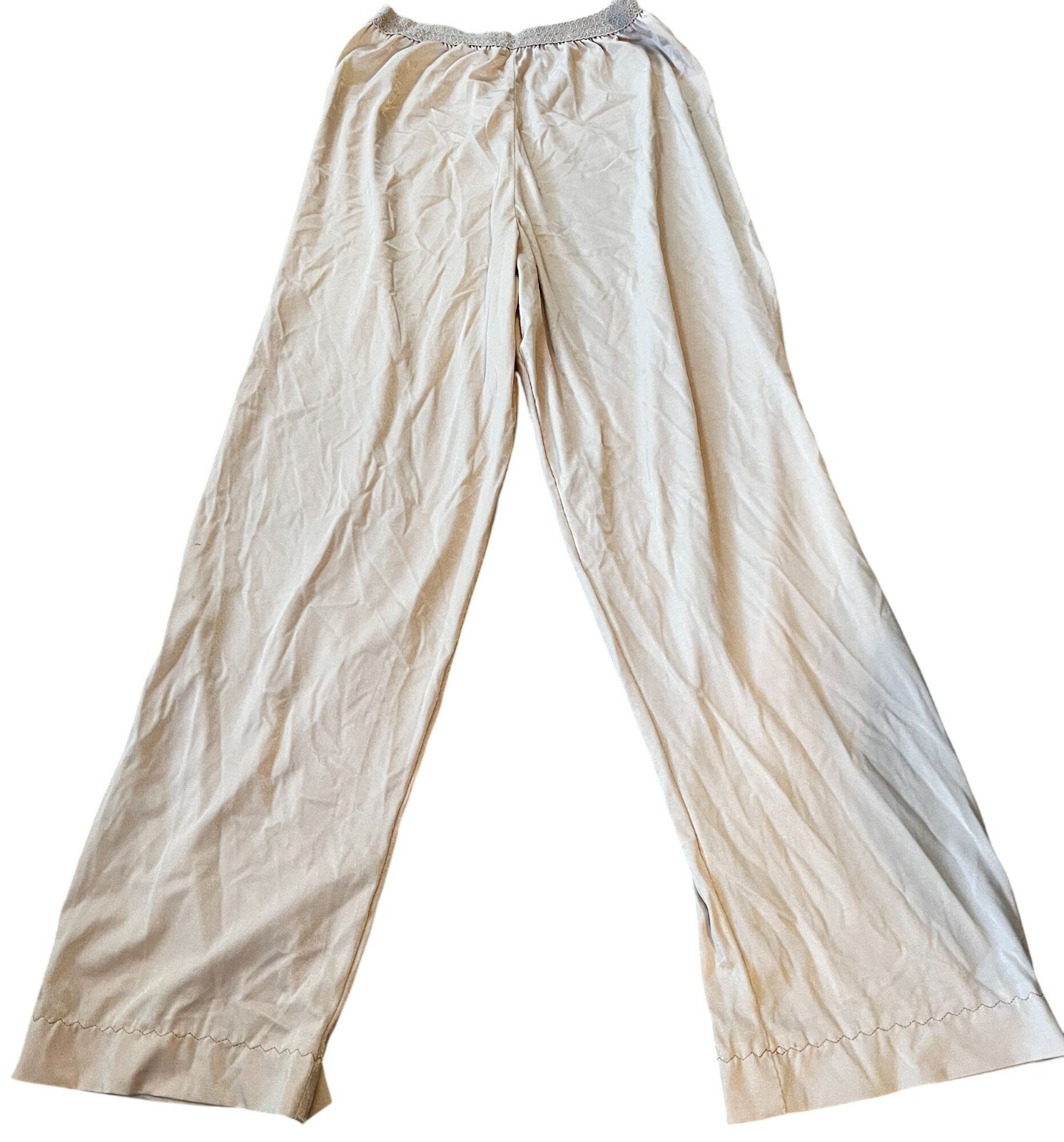 Vintage Greenco Maid Women&rsquo;s Pettipants Ivory Lace Trim Size Medium
