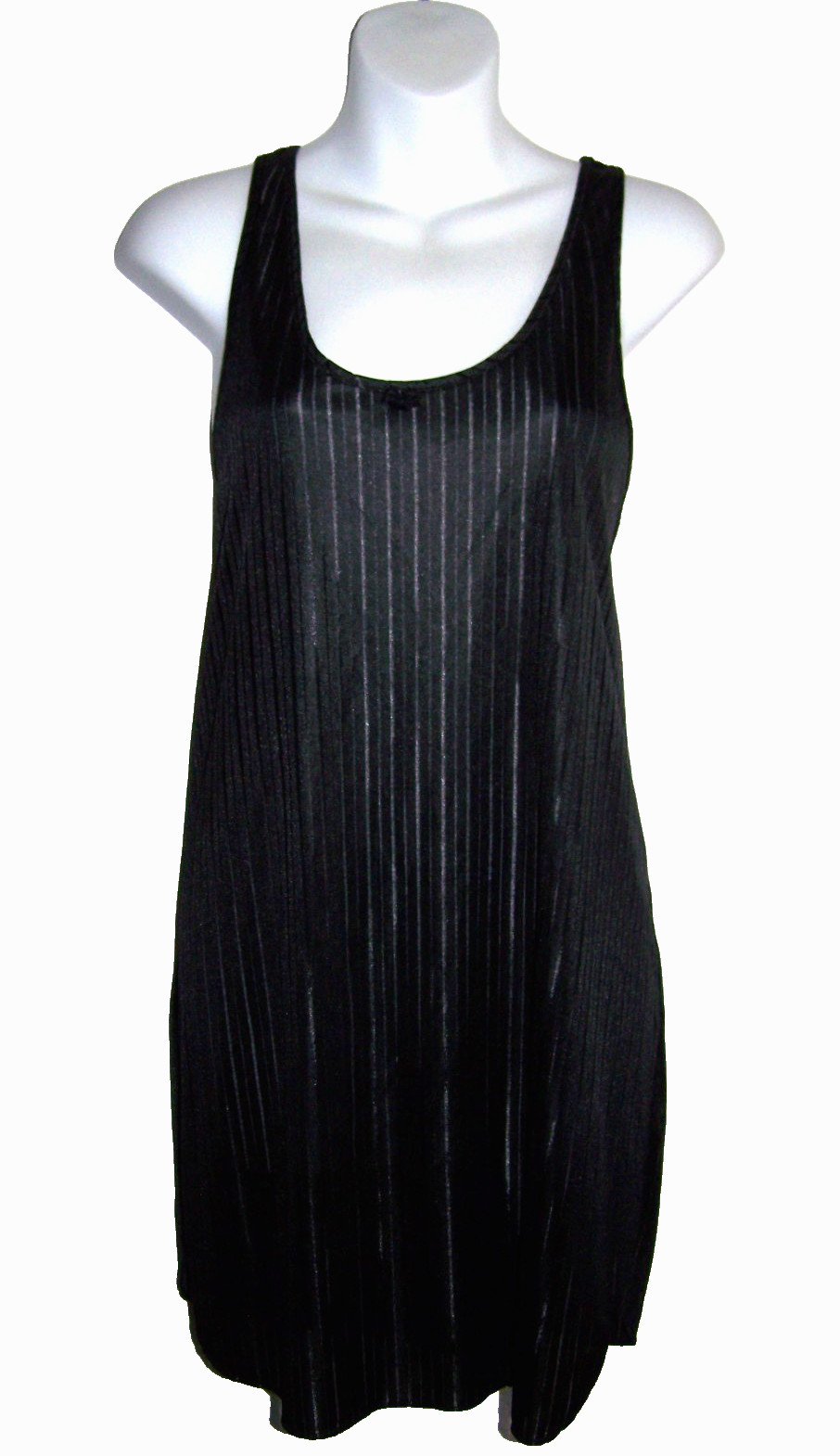 Vintage UndercoverWear Size L Women&rsquo;s Black Pullover Sleeveless Nightgown
