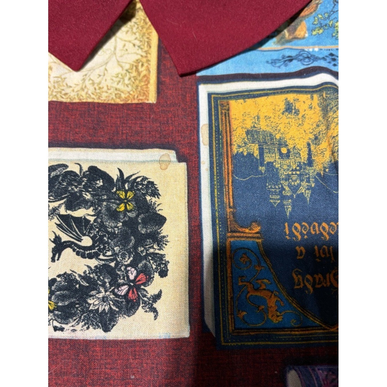 ModCloth Burgundy book Peter Pan Collar Dress library librarian teacher medium