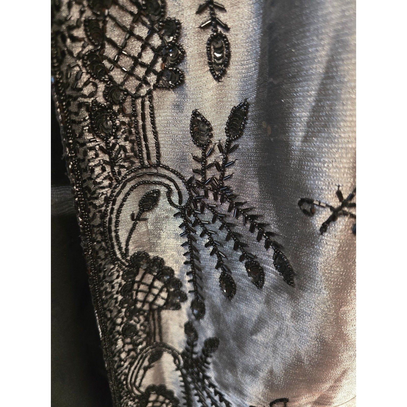 Candlelight & Champagne Vintage Poly Blend Lamè Duster