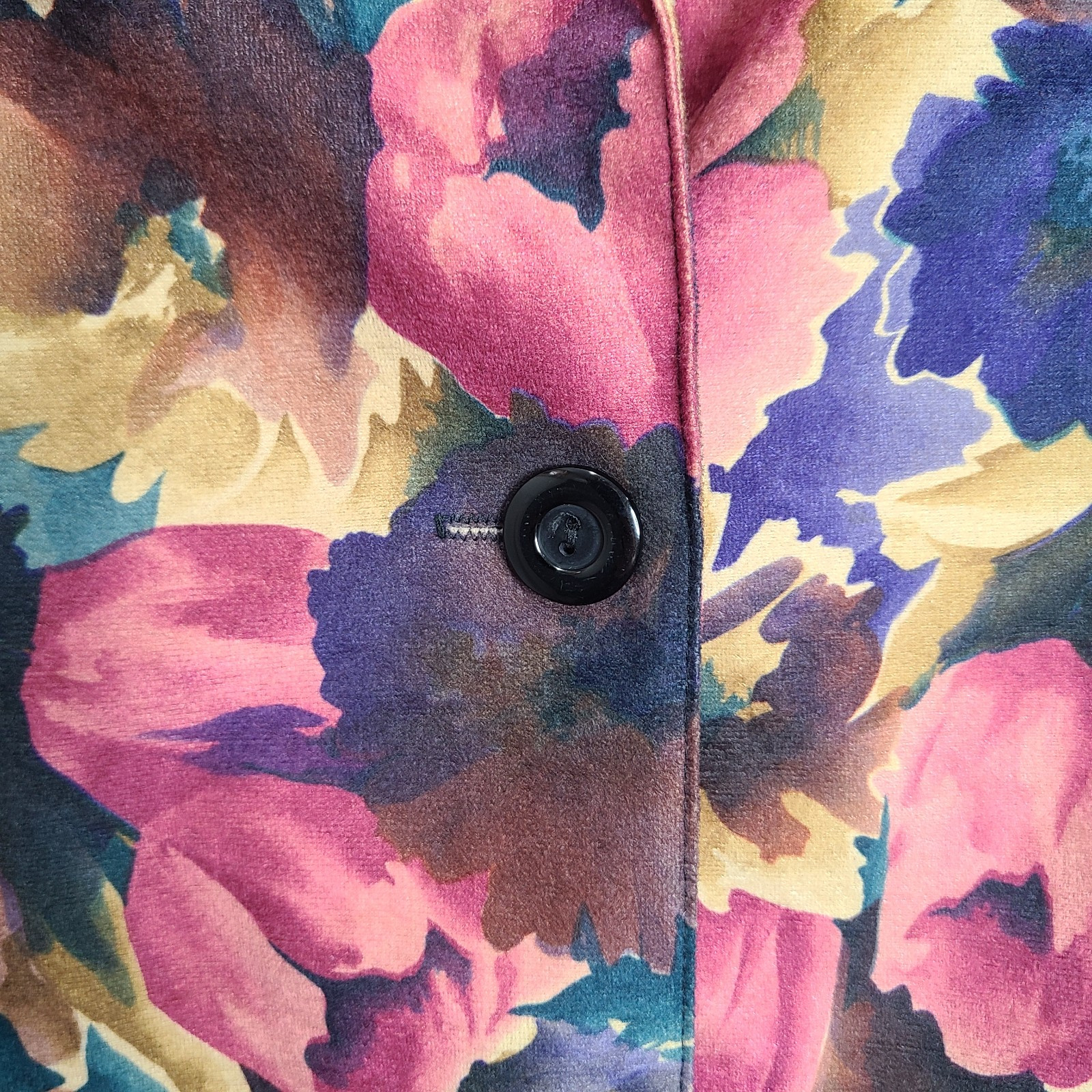 Vintage Joanna Floral Single Button Blazer Jacket Size Women’s Size Medium