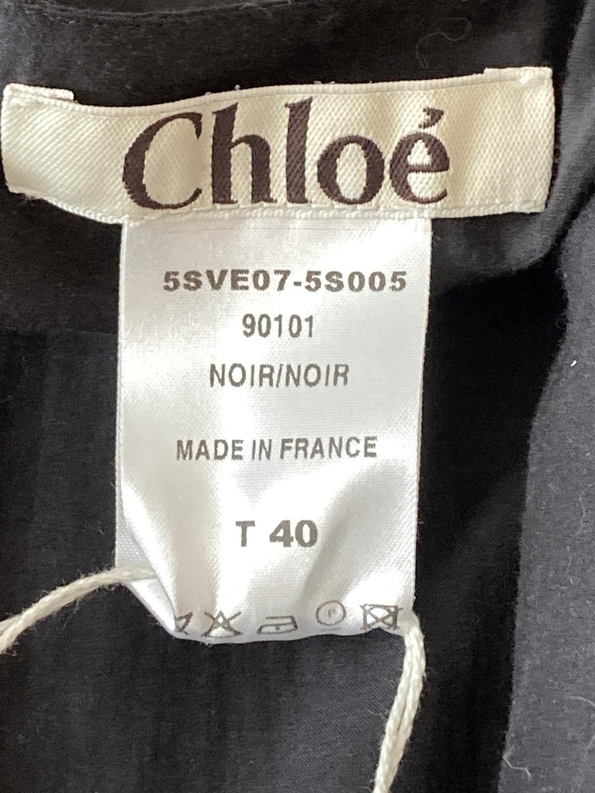 Chloe Vintage 2005 Phoebe Philo Black Sequin Silk Evening Jacket NWT Size 40