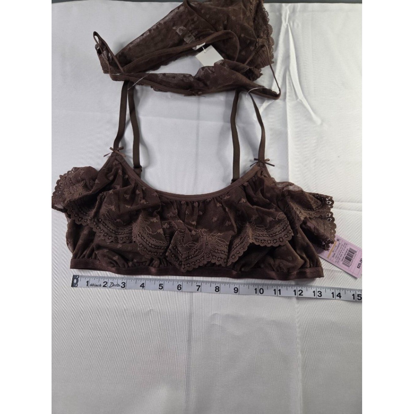 Wild Fable Lace Mesh Lingerie Set Bundle XL Pink Brown 2 Pack NWT