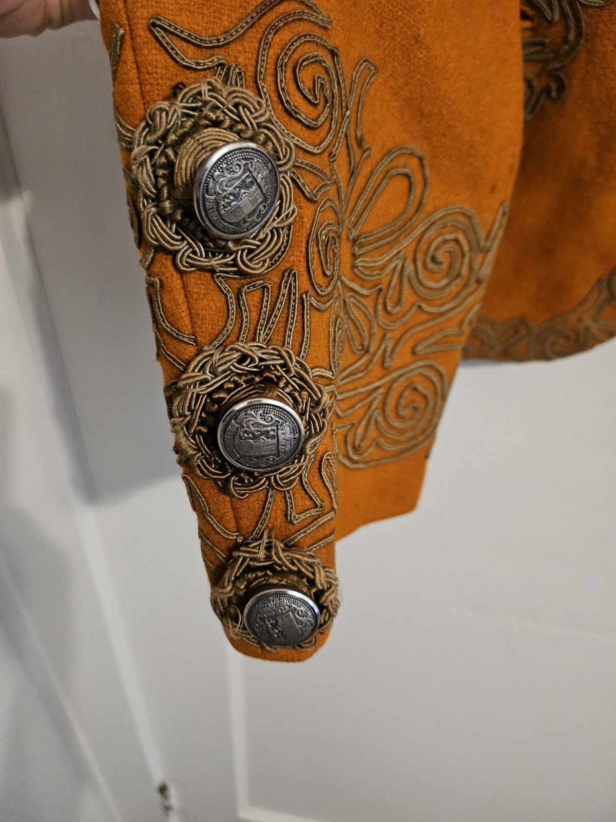 Antique Austrian Tyrolean Wool Festival Jacket Rare
