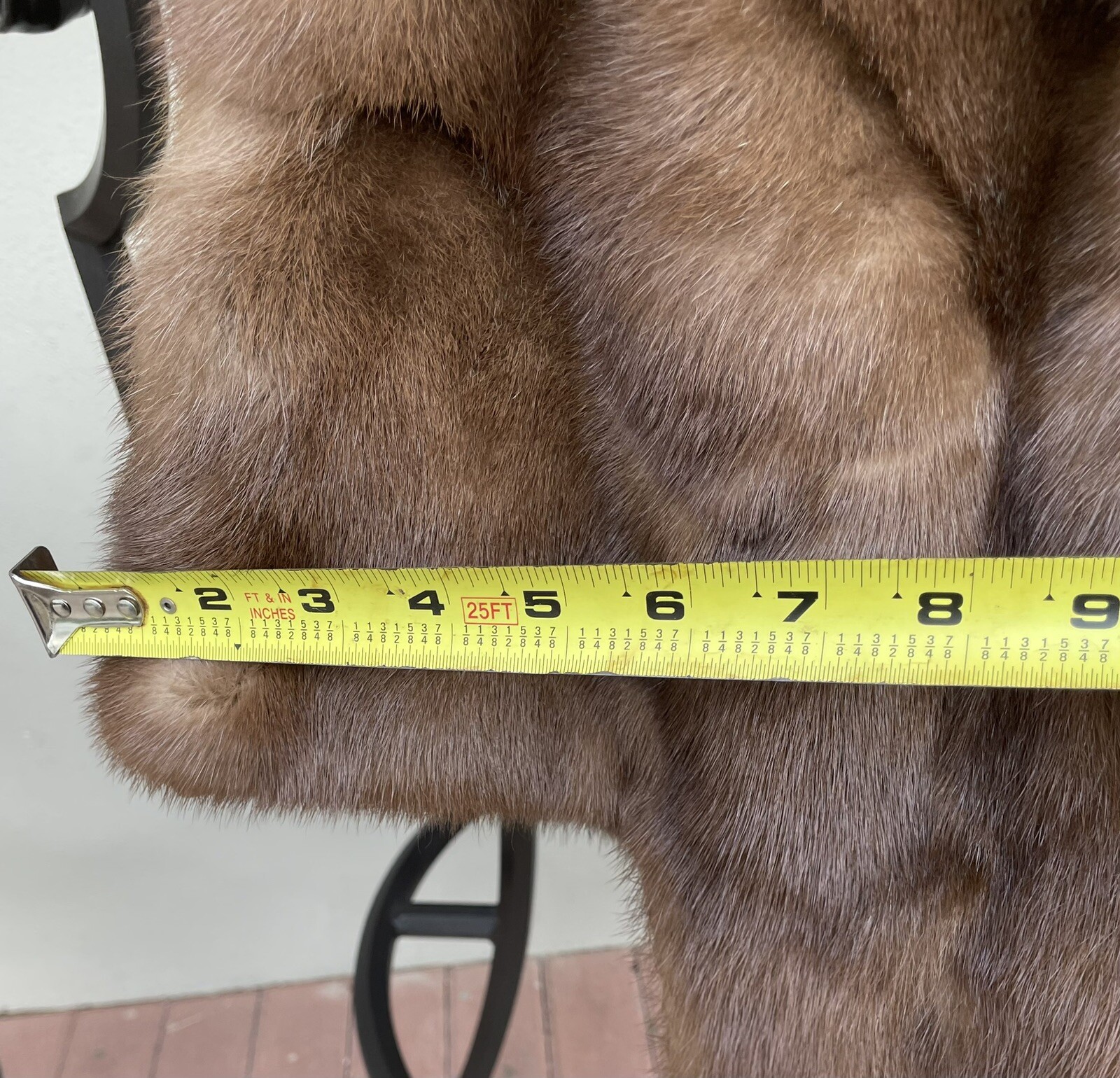 Famous Barr Mink Fur Stole Evening Wrap Cape Satin Lined Vintage