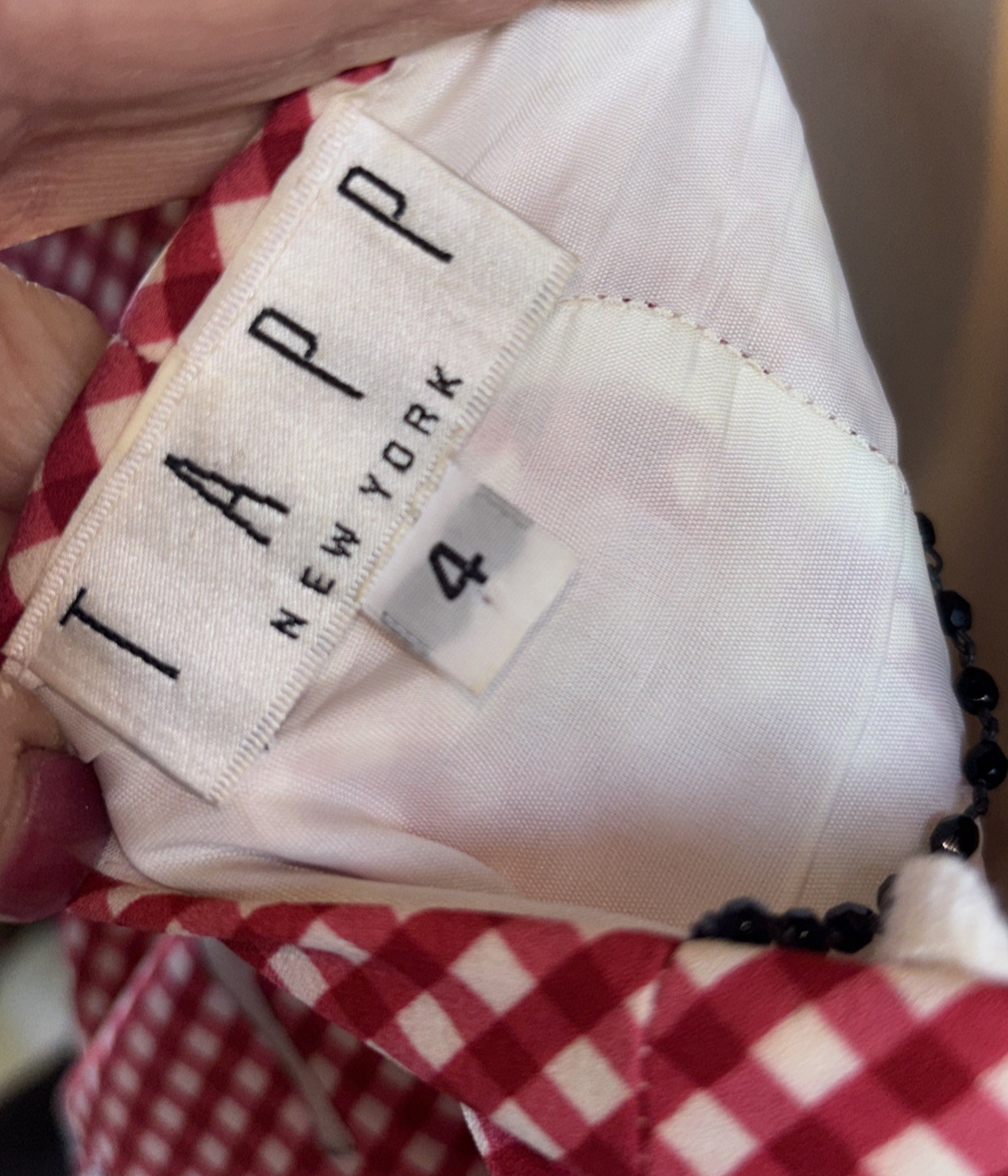 Vintage Halter Top Rockabilly Red Gingham Marilyn Monroe Mardi Gras