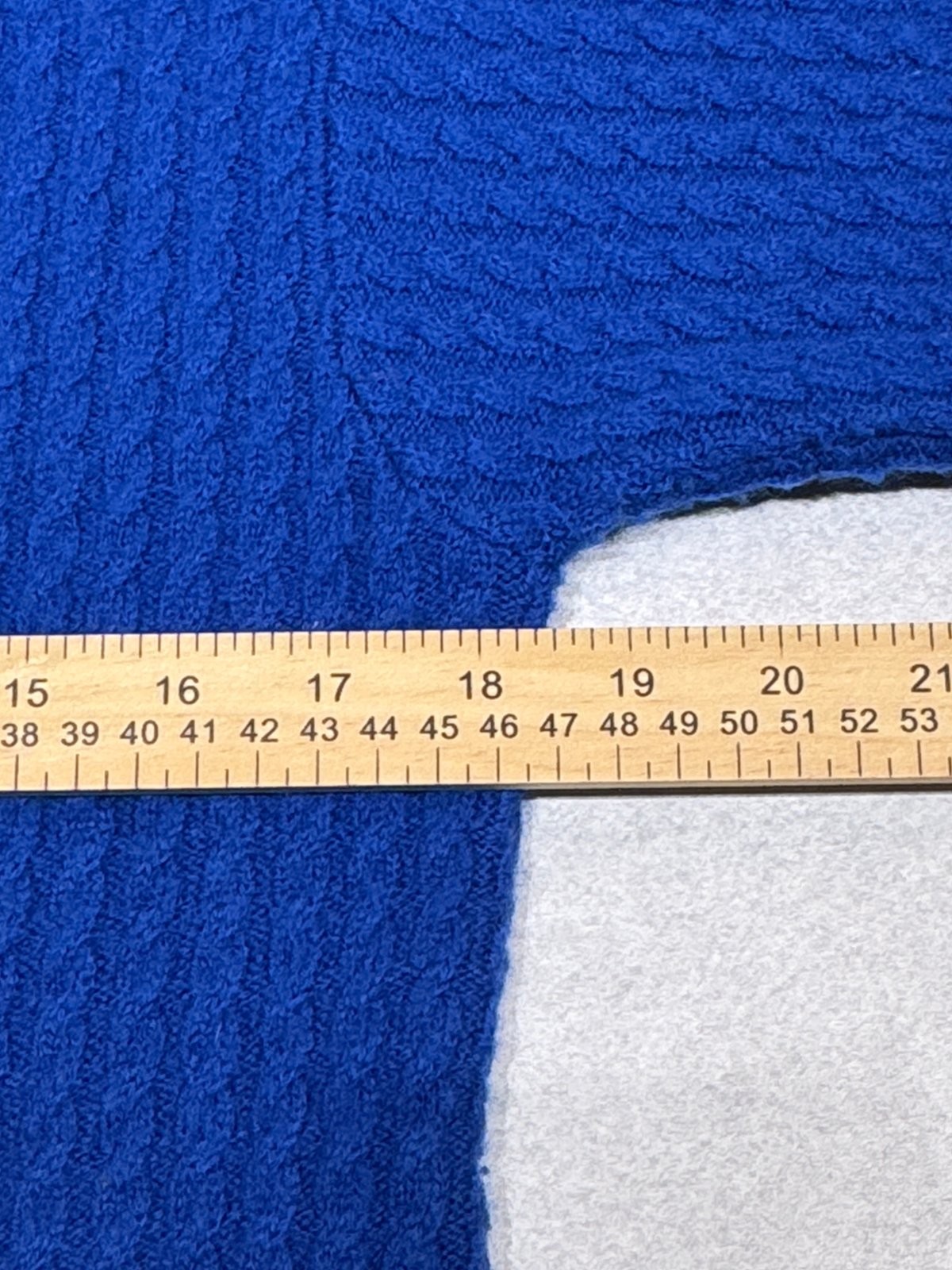 VTG Pendleton 1980 Petite Cobalt Blue Wool Cable-knit Cardigan Sweater USA M
