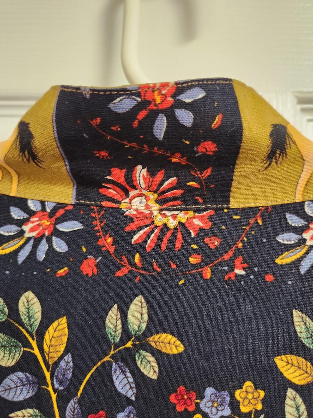 Vtg Women&rsquo;s Asian Indian Bali Style Folk Art Jacket Wearable Art Tree Of Life