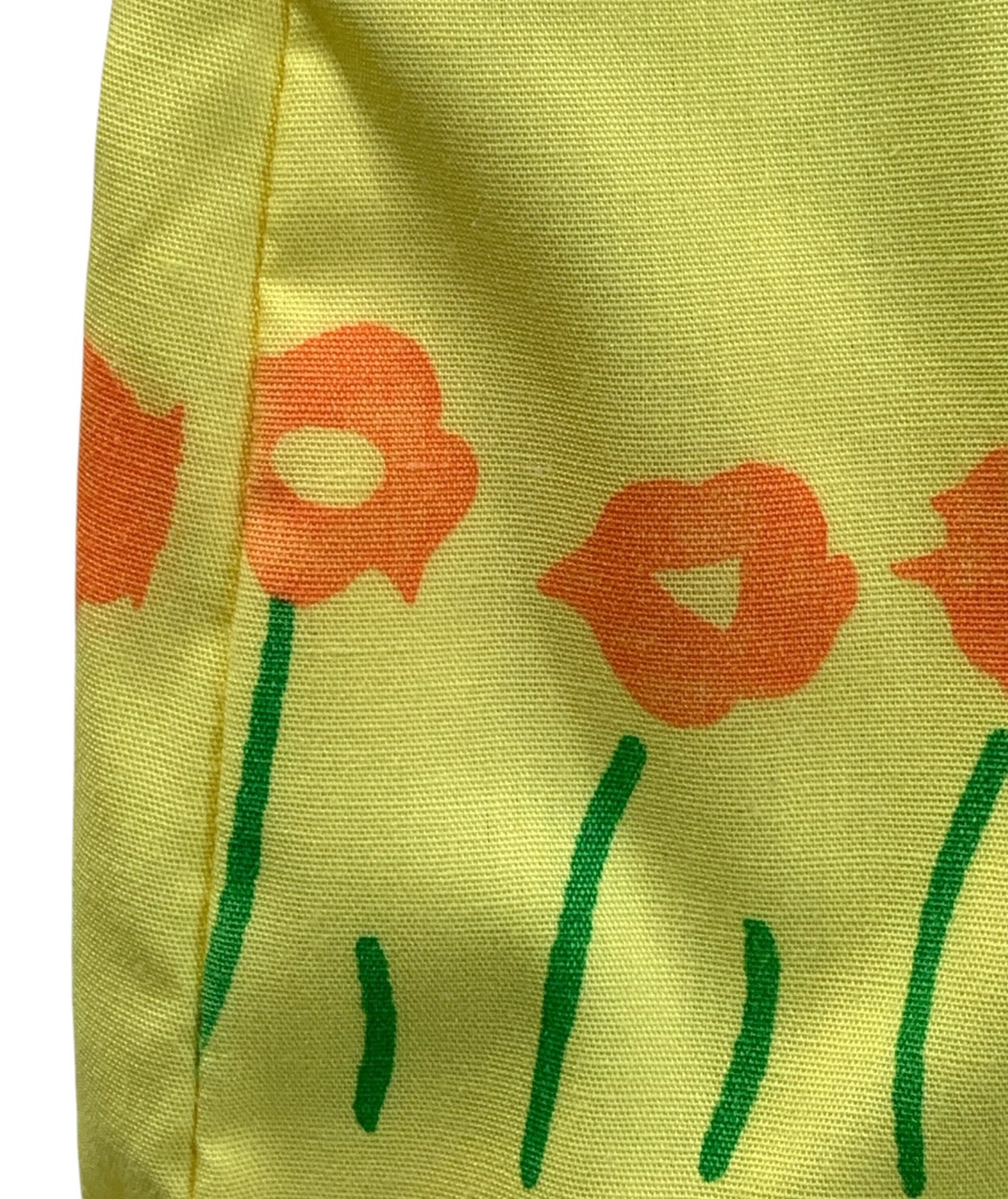 VESTED GENTRESS Vintage 70s/80s Women&rsquo;s Yellow Graphic Print Skirt – Sz XS/S