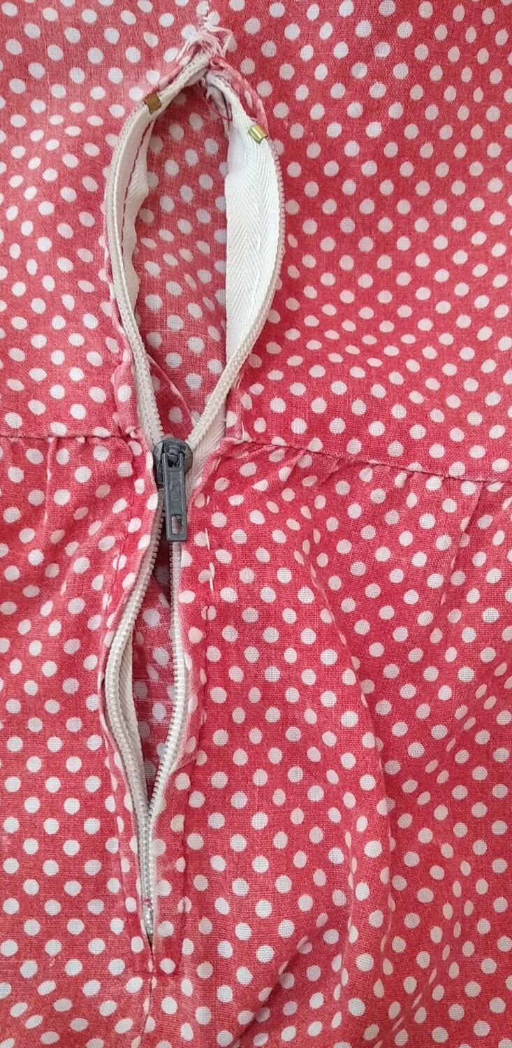 Vintage Soviet women&rsquo;s polka dot dress 1980s USSR