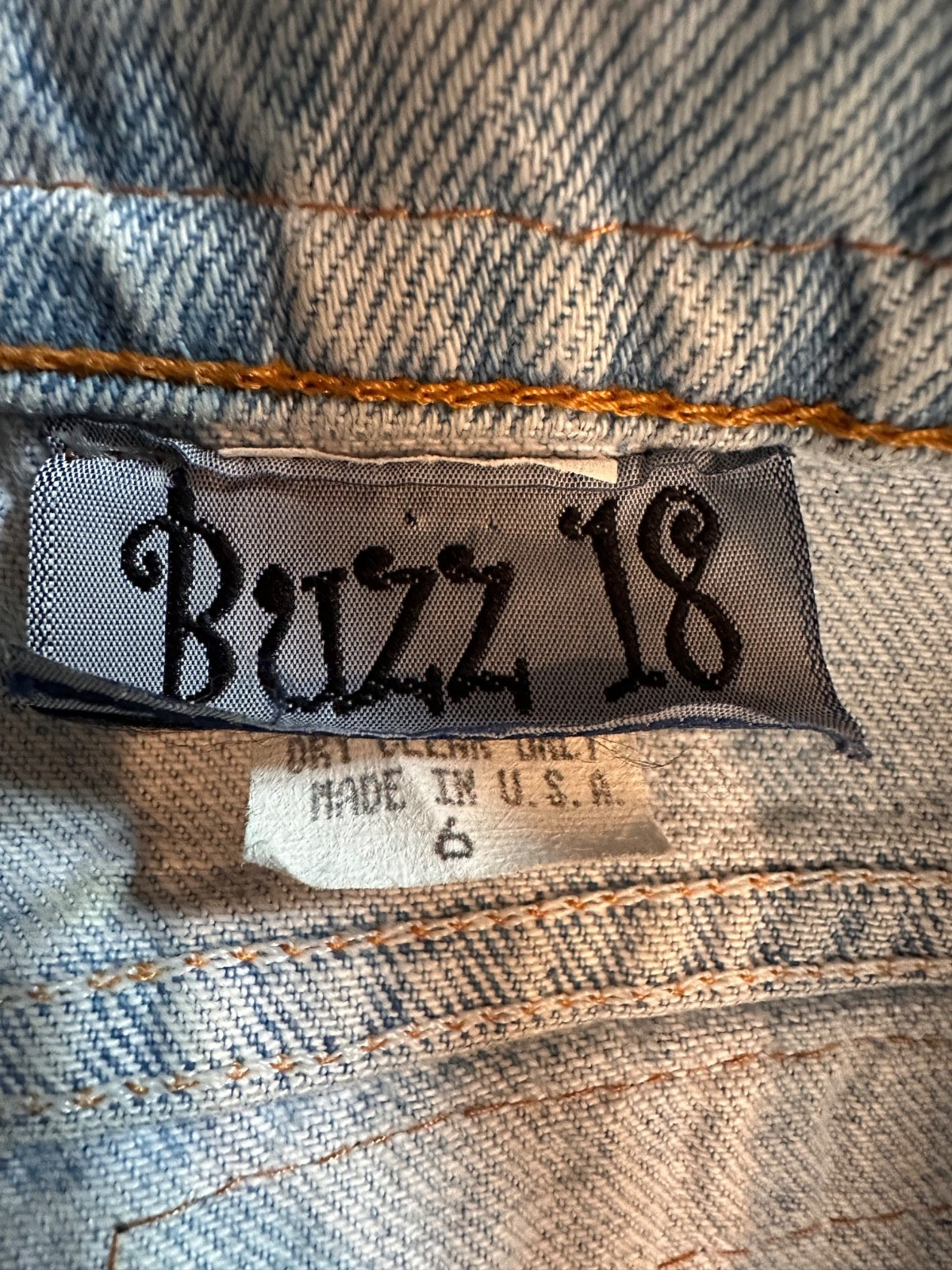 Vintage 1990’s Buzz 18 Beaded Levi’s 505 Jeans Women’s Embellished Upcycled 6 S