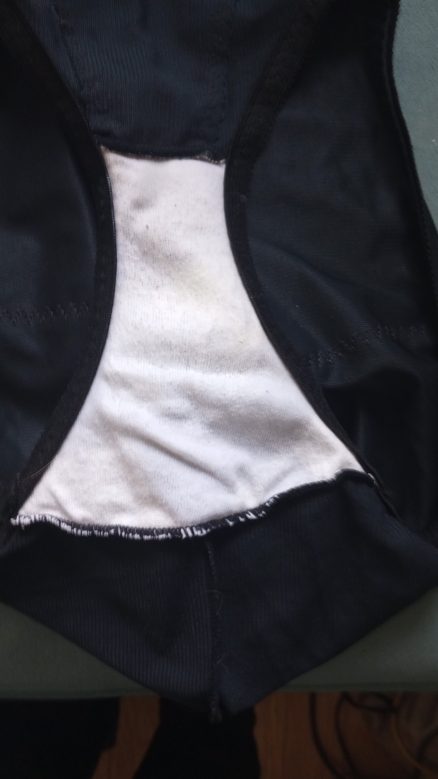 Vintage Cupid Satin Second Skin Shaper Brief Panties Black Size 4x