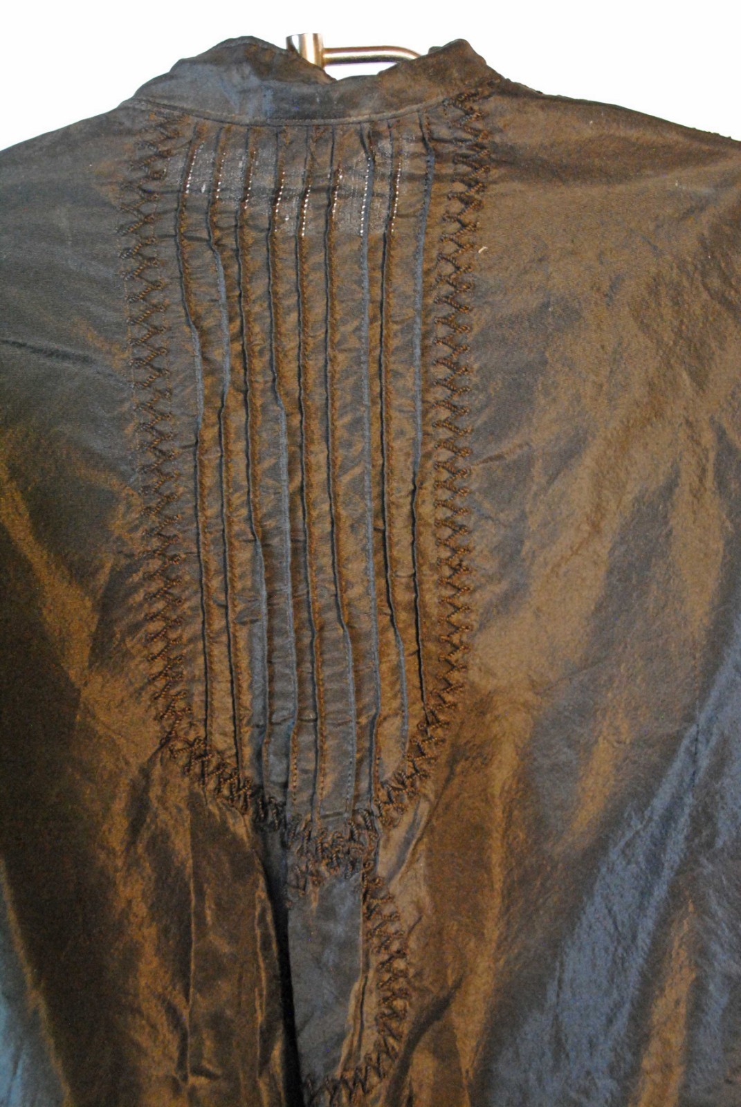 Three Black Silk Taffeta Ladies Blouses, 1890 To 1900s