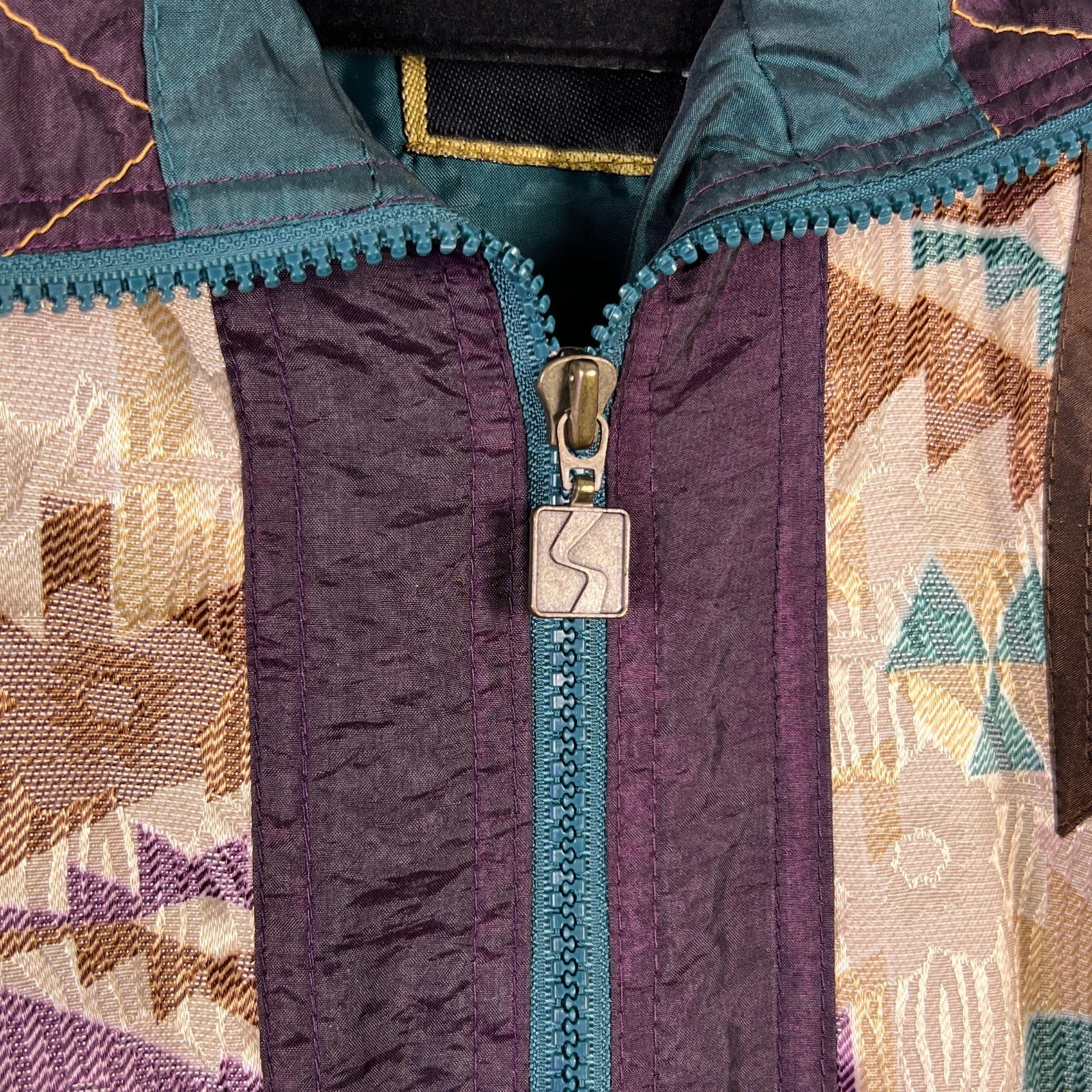 90s K Active Southwestern Nylon Jacket Unisex S Western