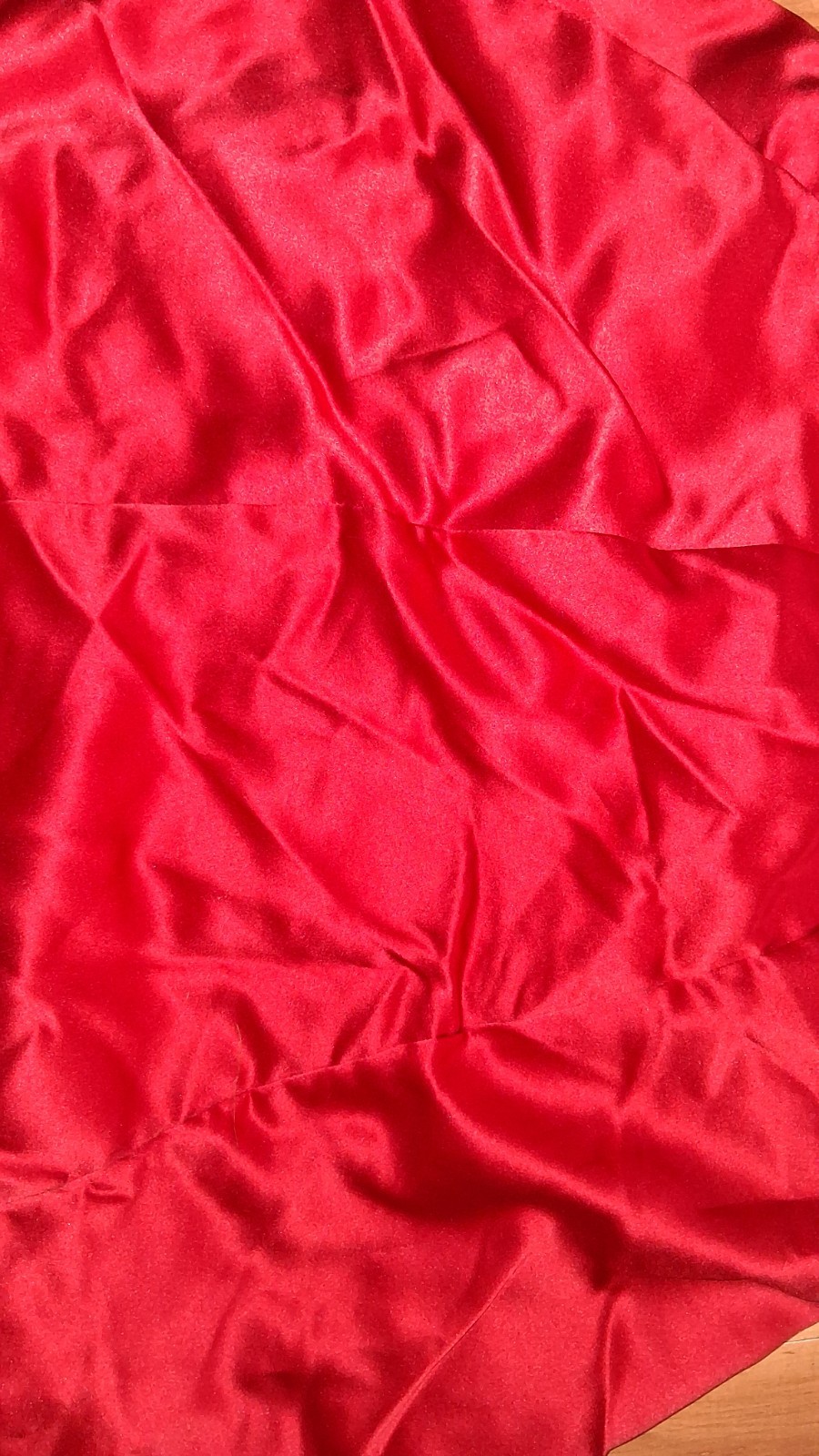 Vintage Red Polyester Formal Maxi Skirt Full Ball Gown Built-in Crinoline Canada