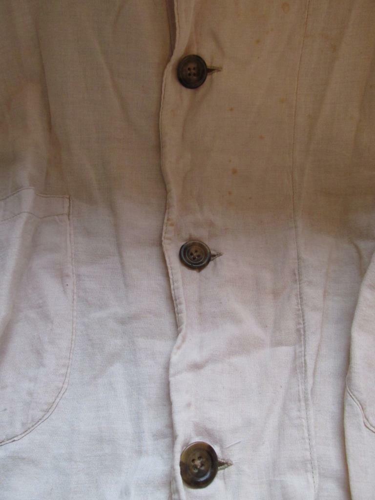 Antique Auto Linen Duster/Car Coat – « Cresco » Tagged/Ashland OH – EXC Cond