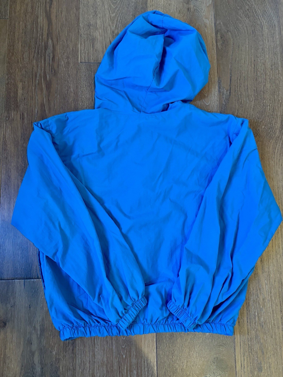 VINTAGE 80s Blue DOVE Activewear, Medium, Windbreaker Hooded, Surfer