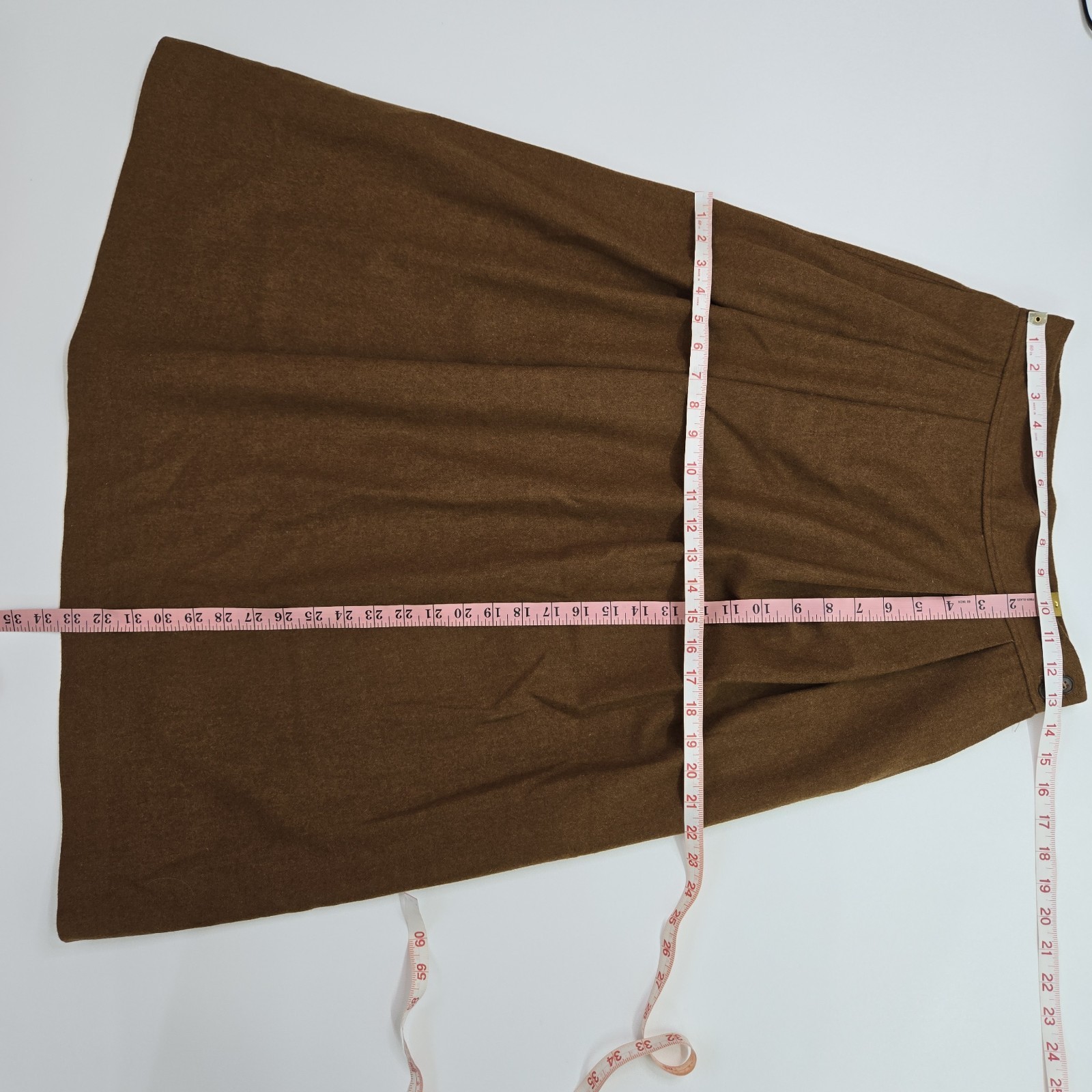 Evan Picone Skirt Suit Women Size 12 Blazer Pleated Skirt Brown 100% Wool VTG