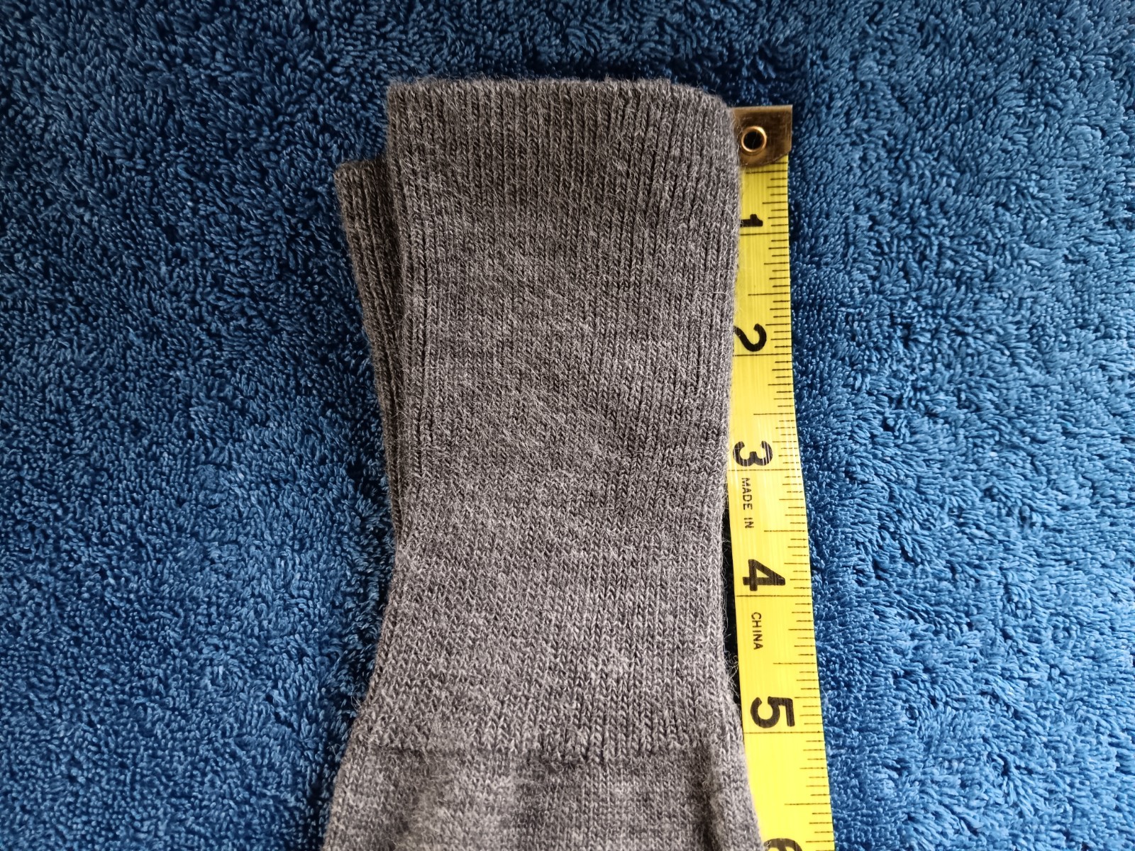 Vtg Socks Sox Knee Hi 9-11 Featherpuff Acrylic BONNIE DOON NOS USA GRAY 1980s