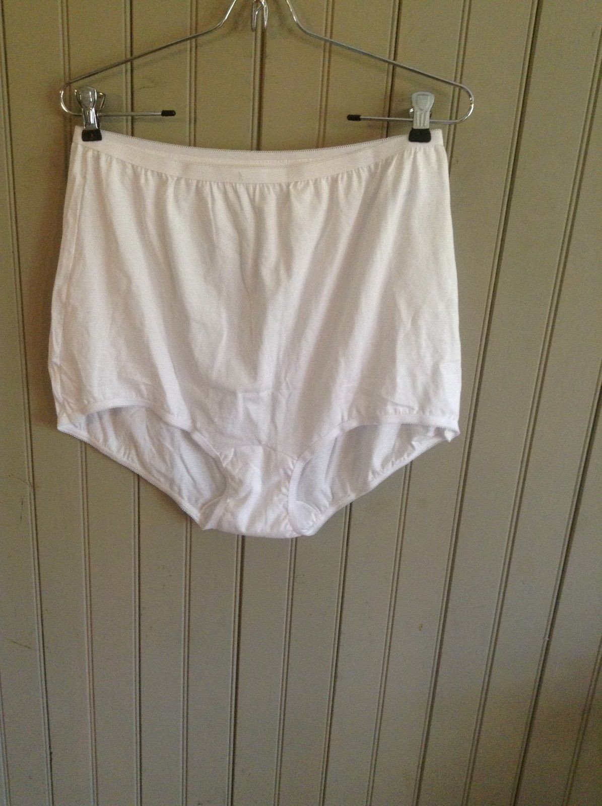 WOW!! Vintage Lollipop white cotton granny panties size 10