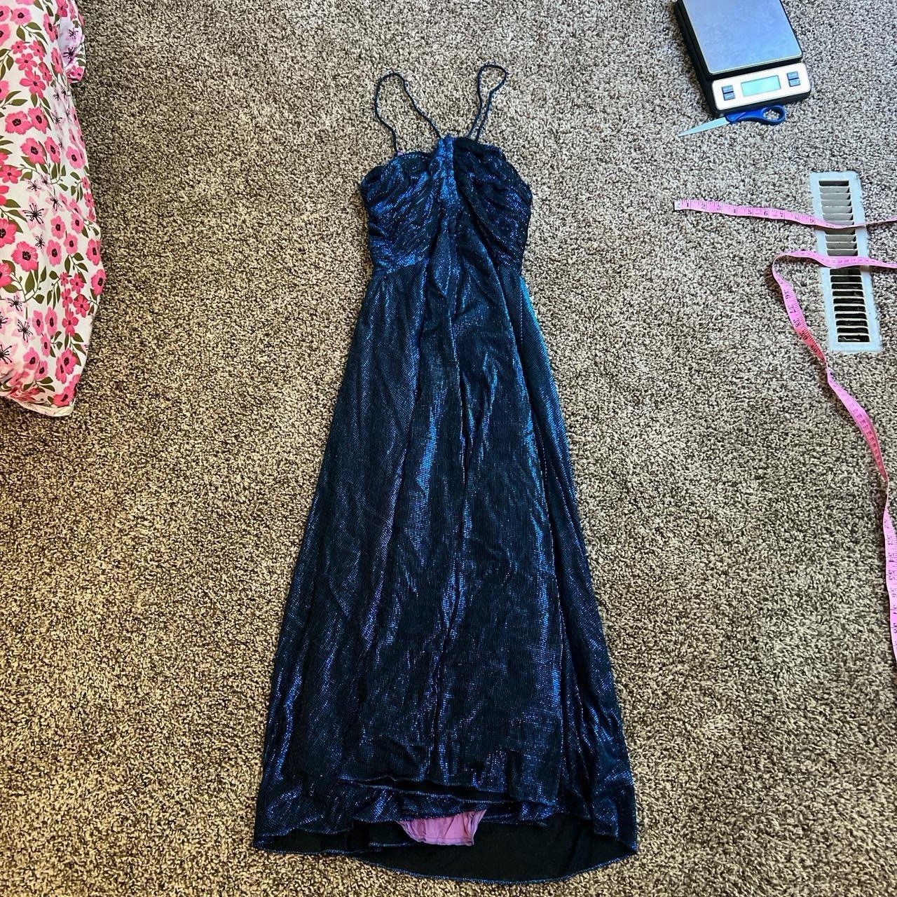Vintage Flirtations Dark Whimsygoth Evening Gown Maxi Dress Rare Prom Formal