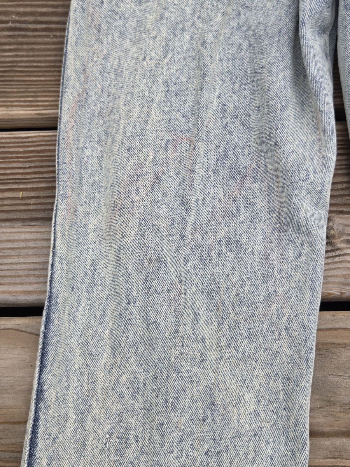 🐲Vintage Acid Wash Patchwork Jeans Womens 80s Dragon Biker Distressed Denim🐲