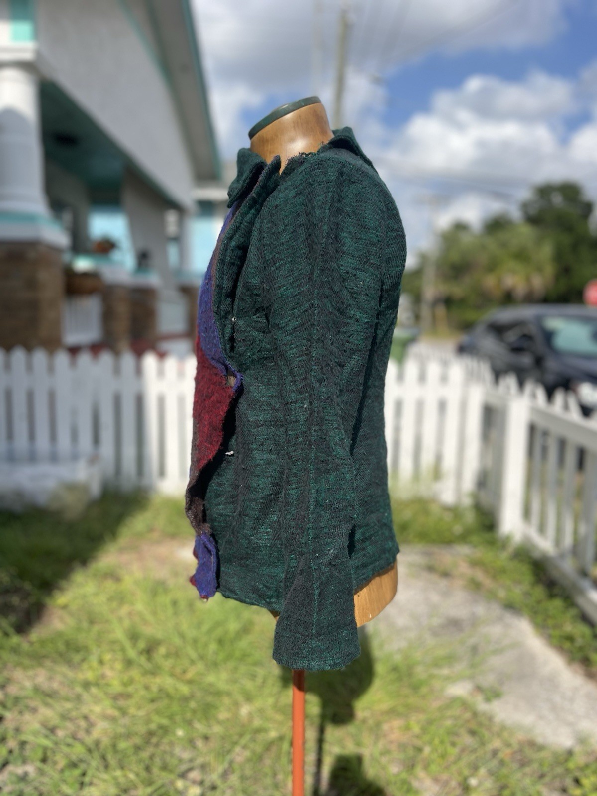 Vtg Lakhay’s Collection Hand Made Wool Sweater Made In Nepal Bohemian L/XL
