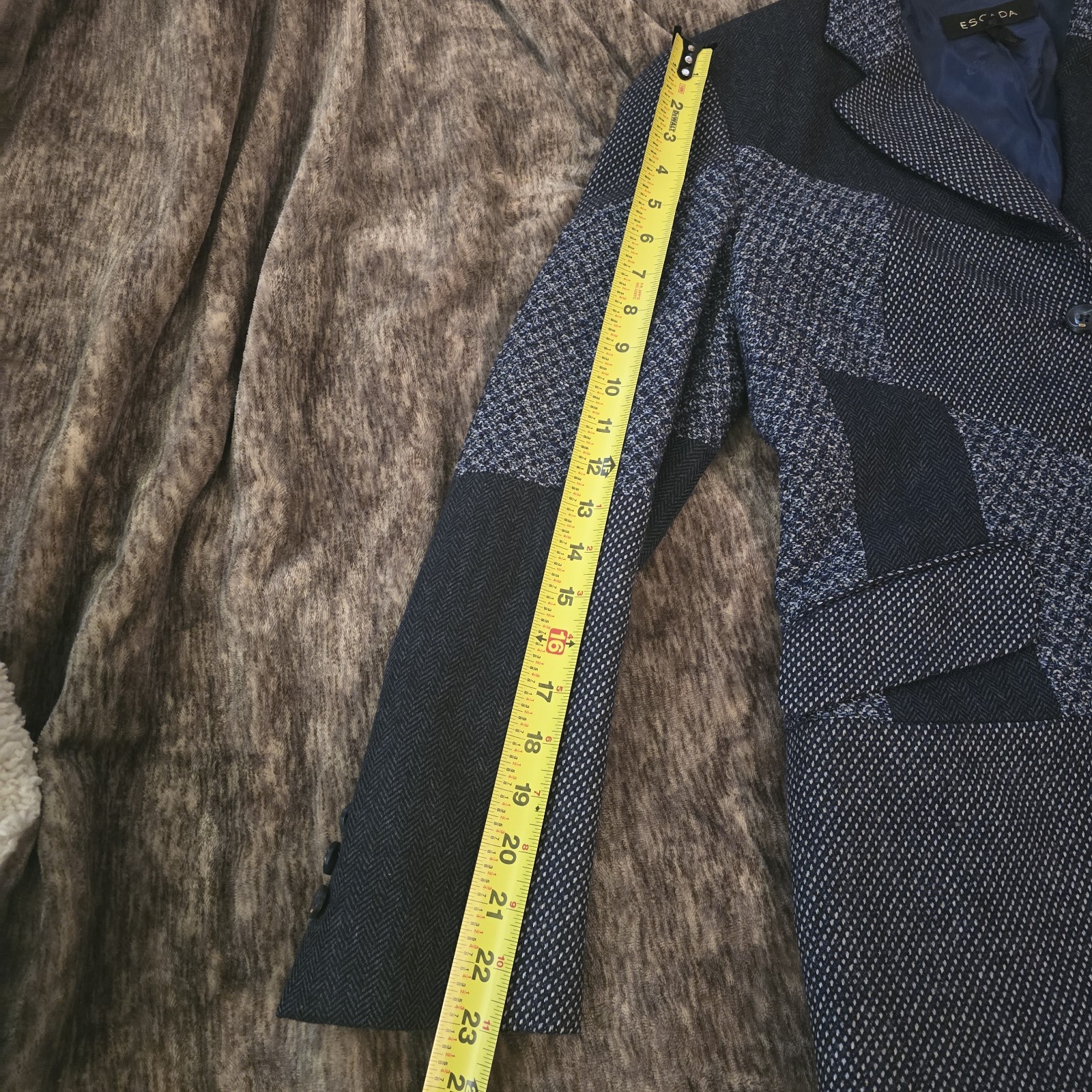 vintage escada patchwork blazer Womens 40 EU/iT