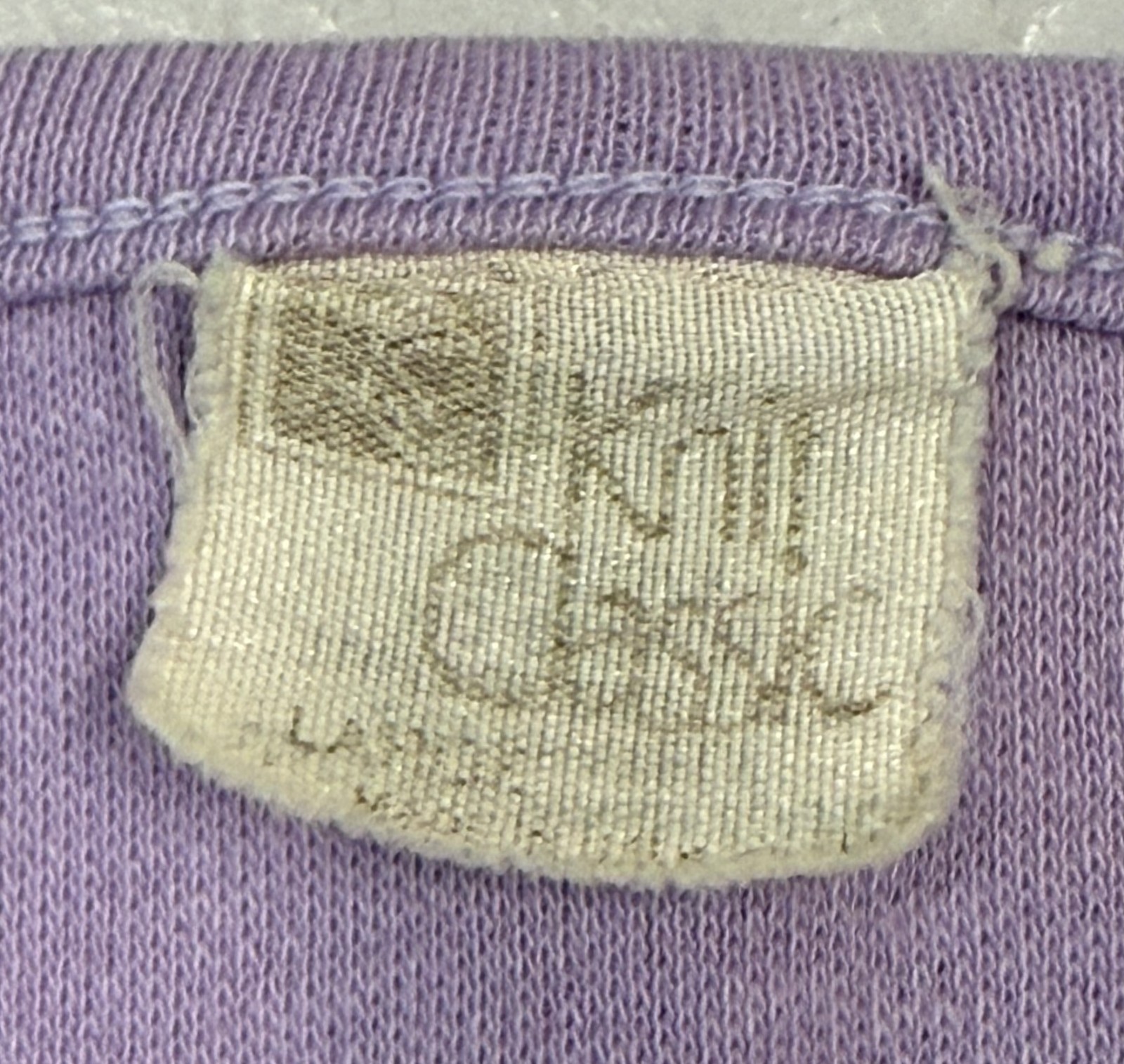 Vtg 1970s 80s Gone With the Wind Atlanta Purple Cotton Souvenir T-Shirt
