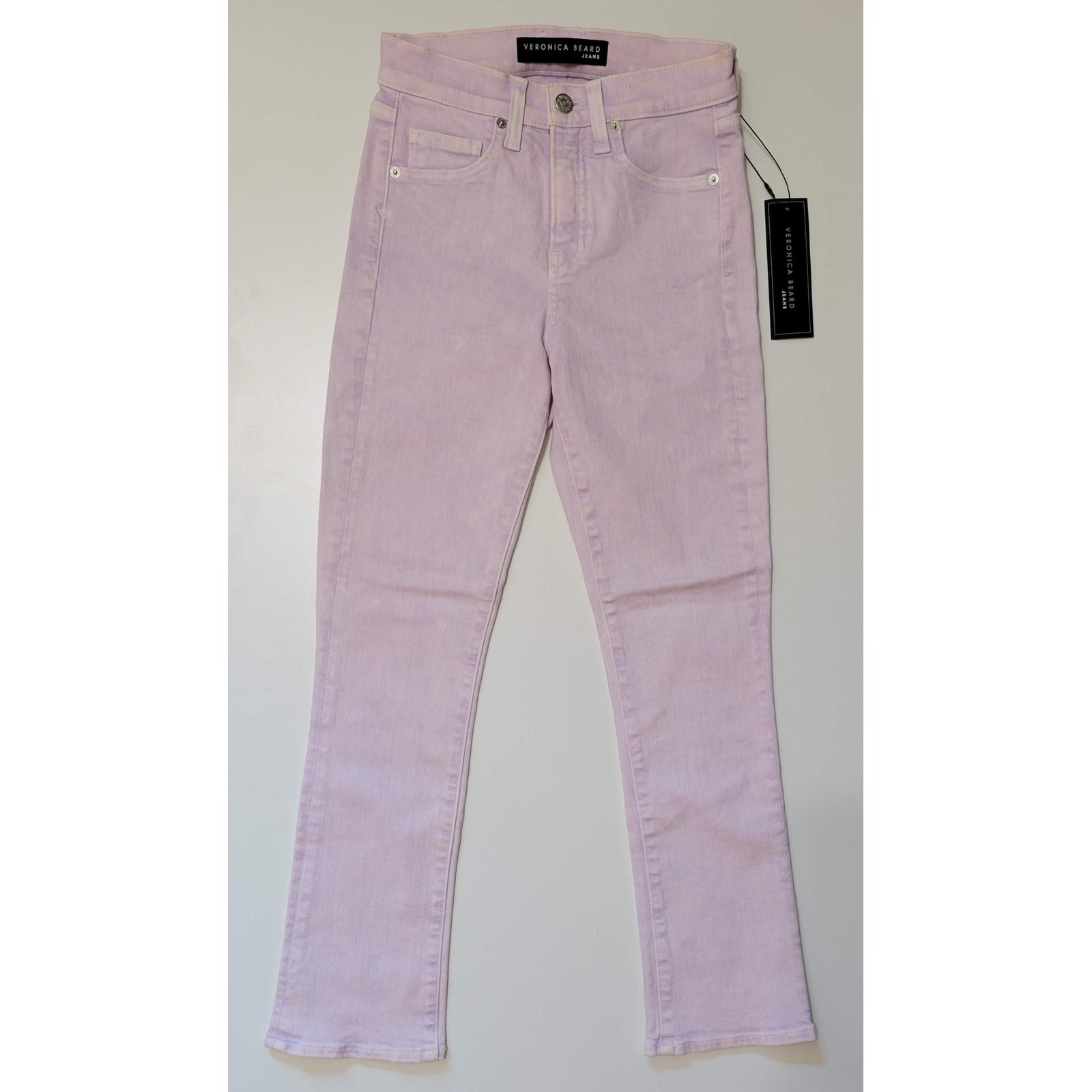 NWT Veronica Beard Lavendar High Rise Kick Flare Jeans