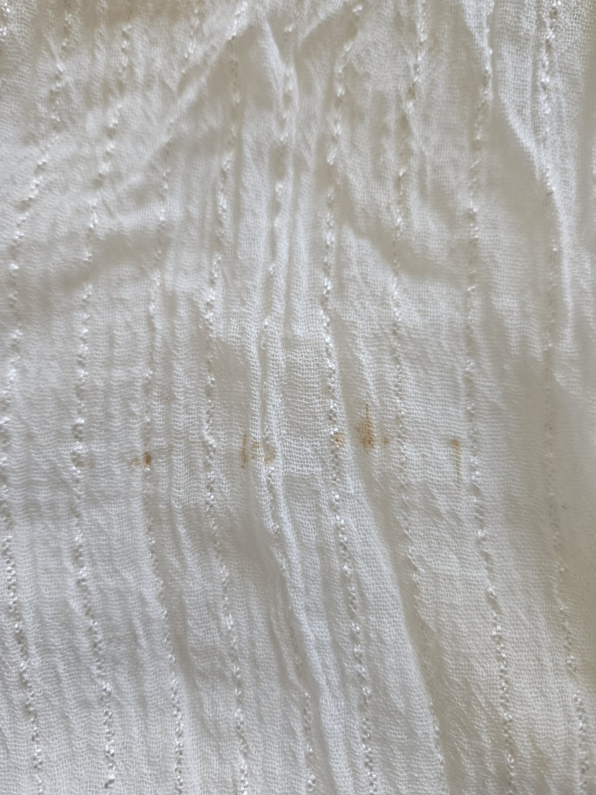 Vtg Vandemere White Gauze Cotton Flutter Sleeve Maxi Dress Grecian Cottagecore