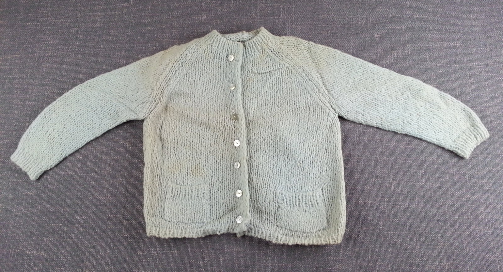Vintage 1970s Womens Coronia Sportswear Italy Button Down Sweater Pockets As-is