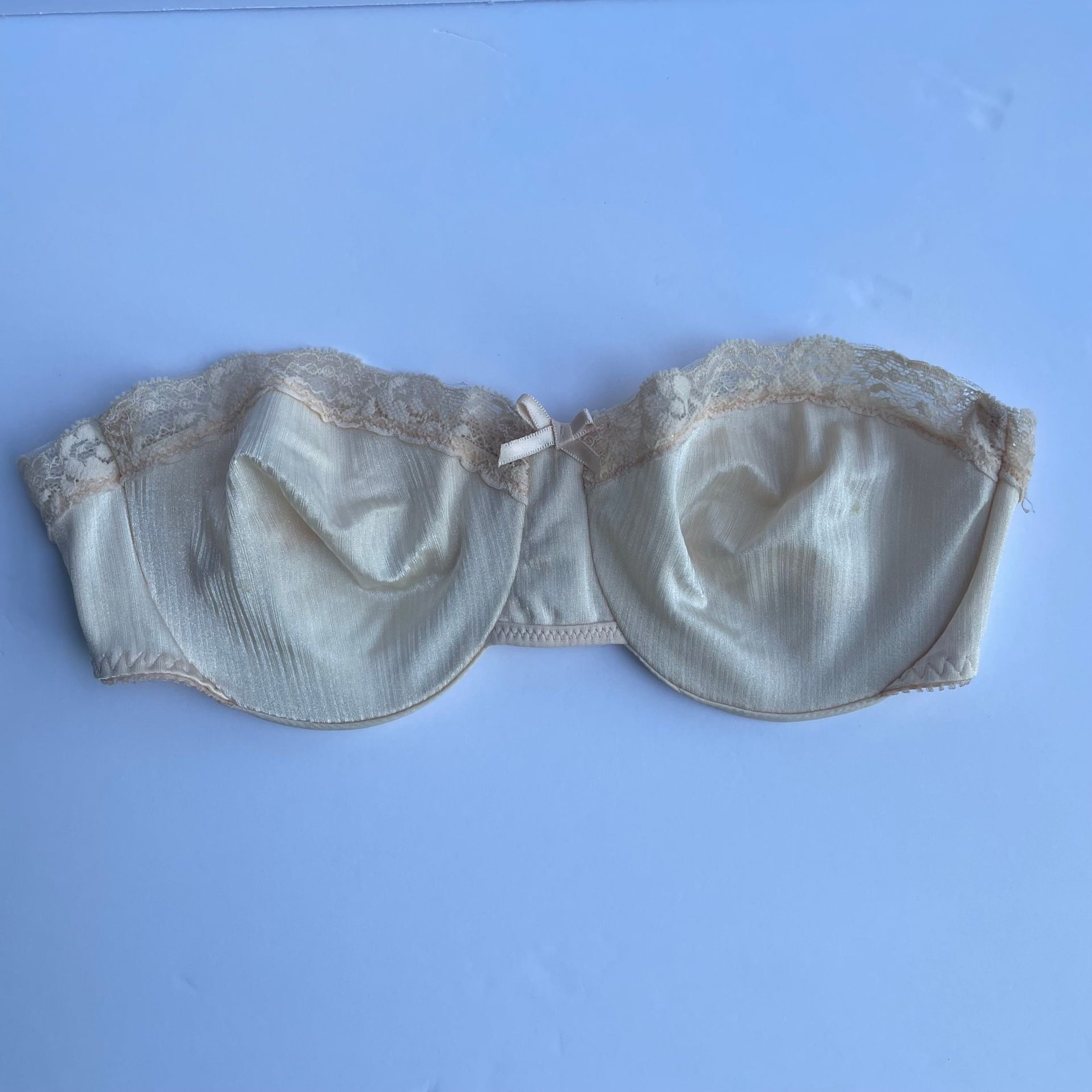 Vintage 1980&rsquo;s Warner&rsquo;s Underwire Strapless Bra 34B Nude Style 1120 RN16396