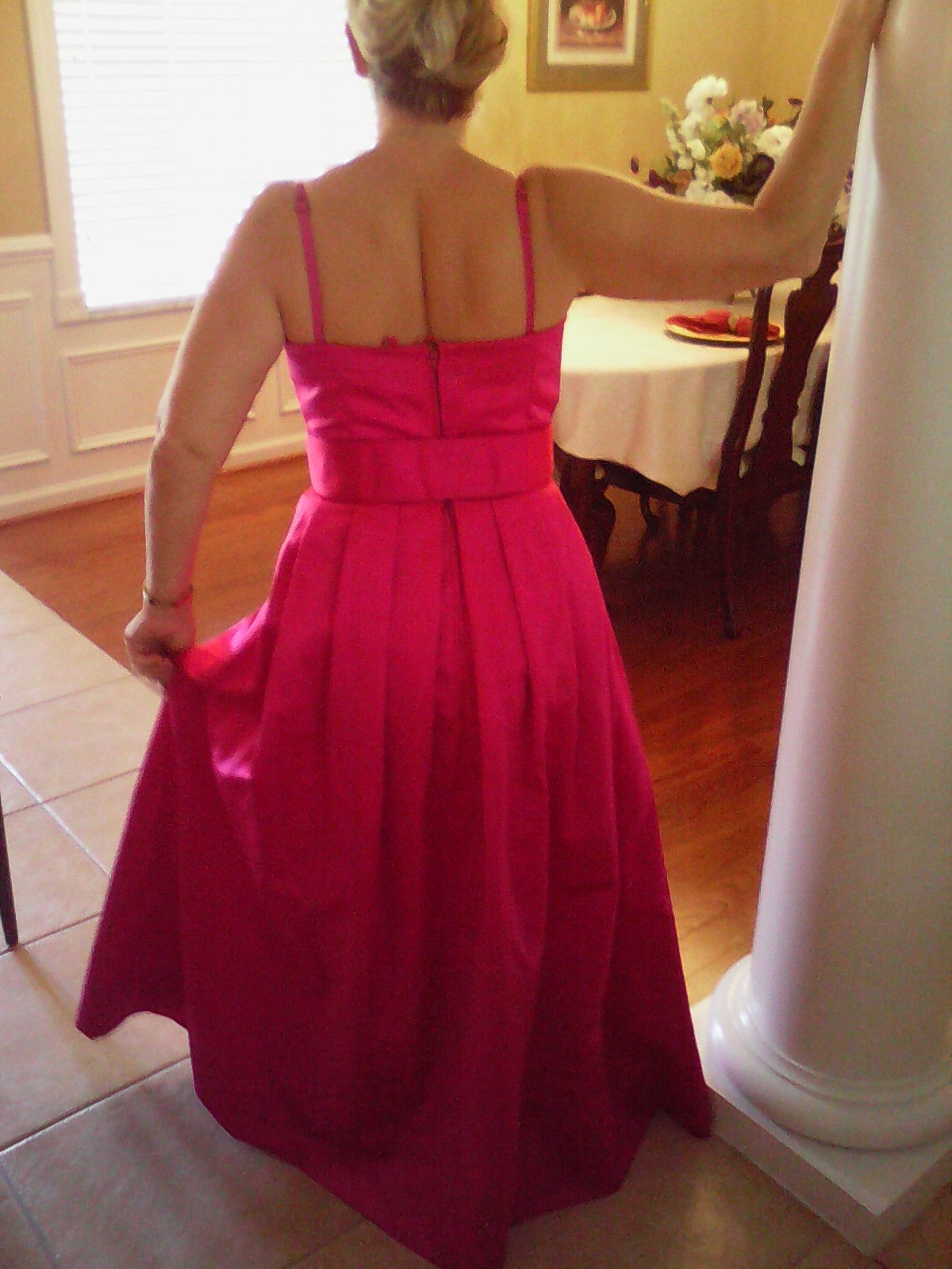 VTG – After 5 by Julie Duroche Lord & Taylors – Fushia Evening Gown (Size 12)