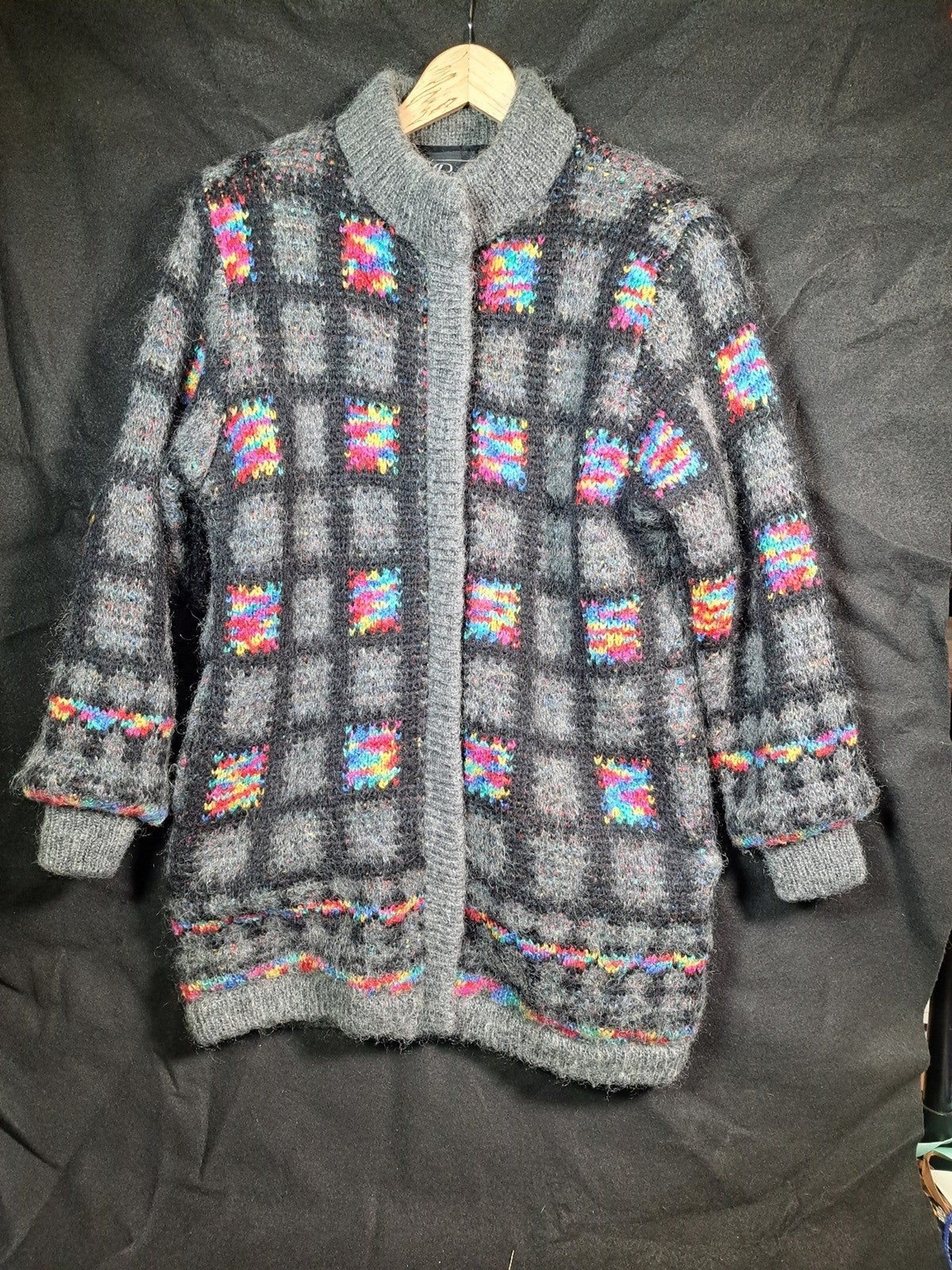 Vintage Rochelle California Fuzzy Cardigan Jacket
