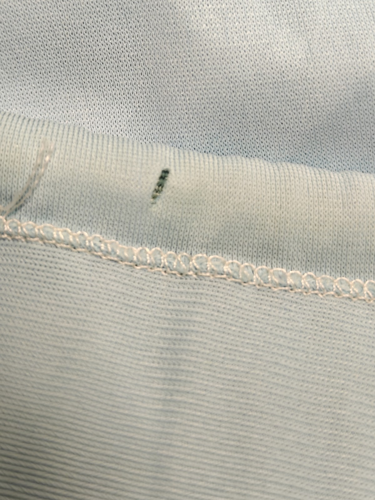 Vintage Van Raalte Large All Nylon Light Blue Half Slip Lace Trim *Read