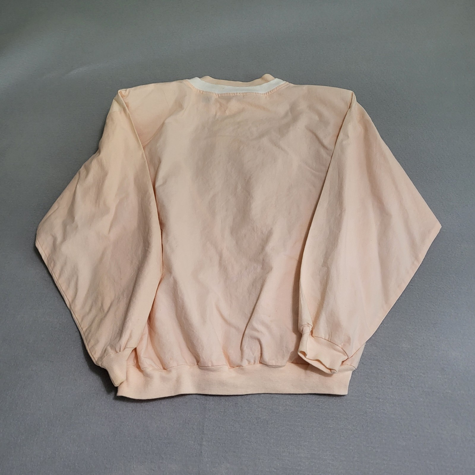 VTG Long Sleeve Colorblock Geometric Mock Turtleneck Shirt Women&rsquo;s Size L NOS