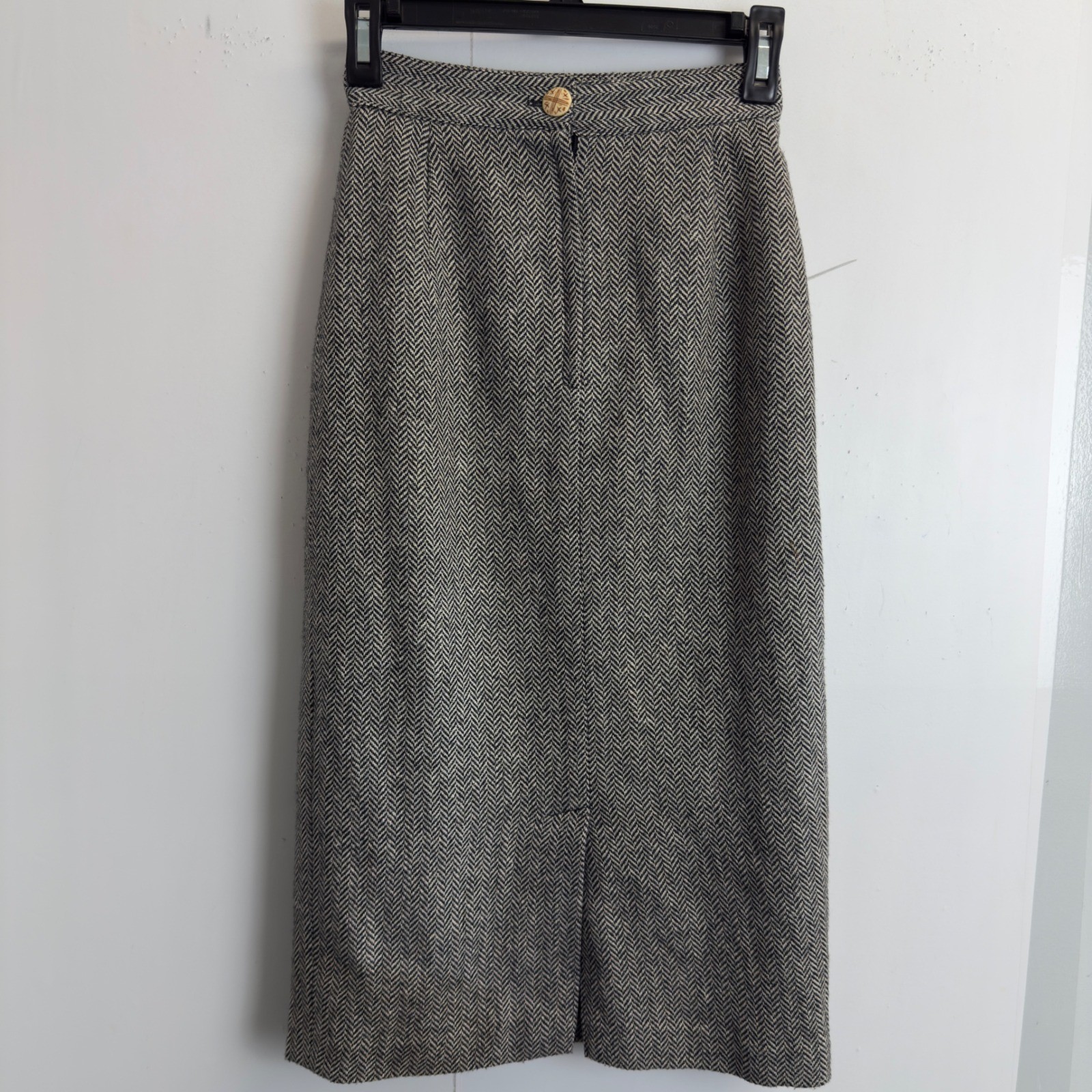 Walker & Lane Vintage Herringbone Skirt Suit Set Wool Blend Women&rsquo;s size XS/S