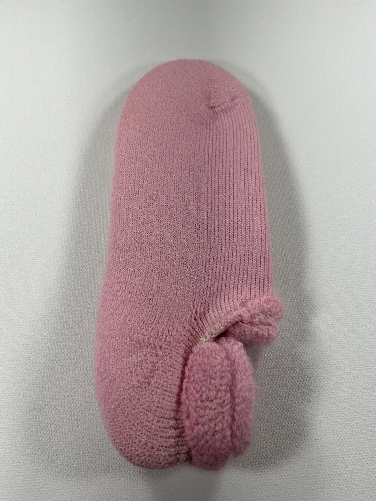 VTG Womens Socks Acrylic Blend Roll Top Irregulars 80&rsquo;s 90&rsquo;s Size 8.5-11 Pink